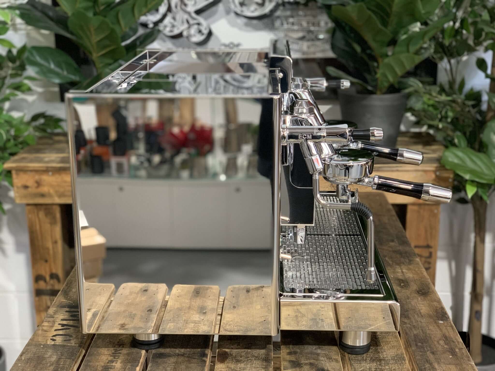 Ecm Elektronika Profi Due Brand - 2 Group Commercial Espresso Machine - Stainless Steel