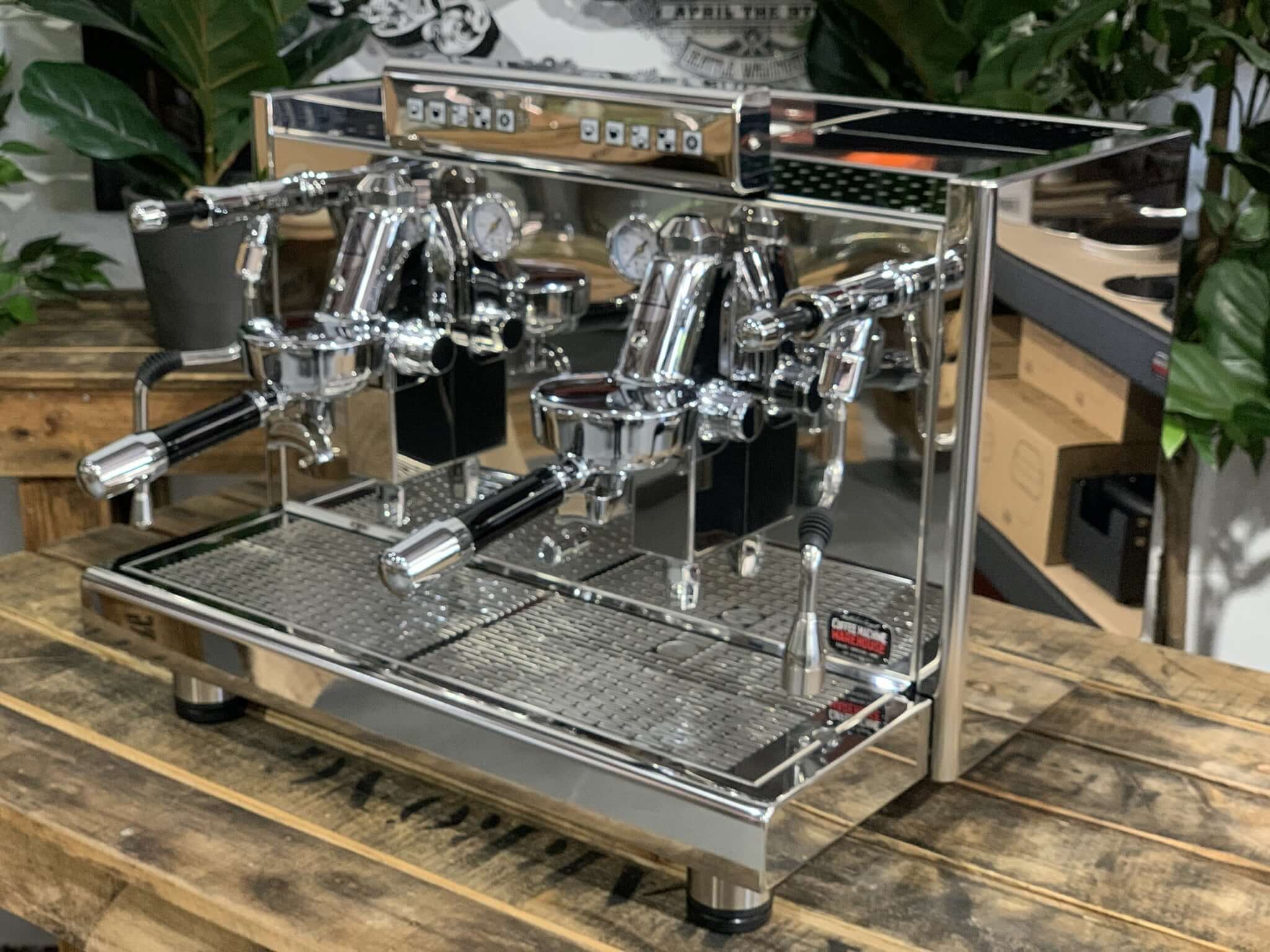 Ecm Elektronika Profi Due Brand - 2 Group Commercial Espresso Machine - Stainless Steel