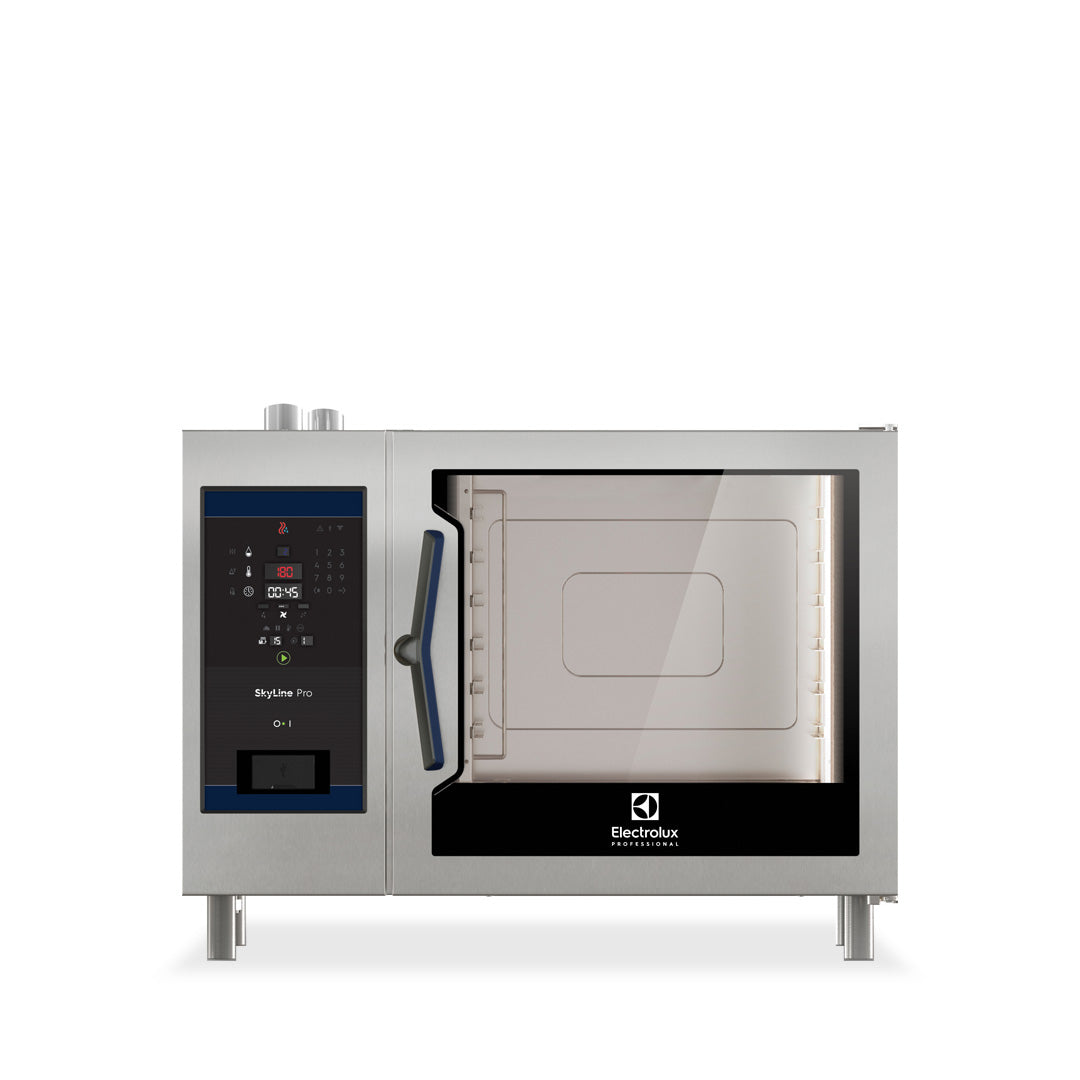 Electrolux SKYLINE Pro 6 x 2/1GN Electric Direct Steam Combi Oven with Digital Controls - ECOE62C2S0