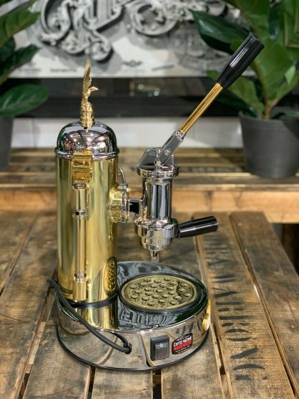 Elektra Micro Casa Chrome - 1 Group Commercial Espresso Machine - Gold
