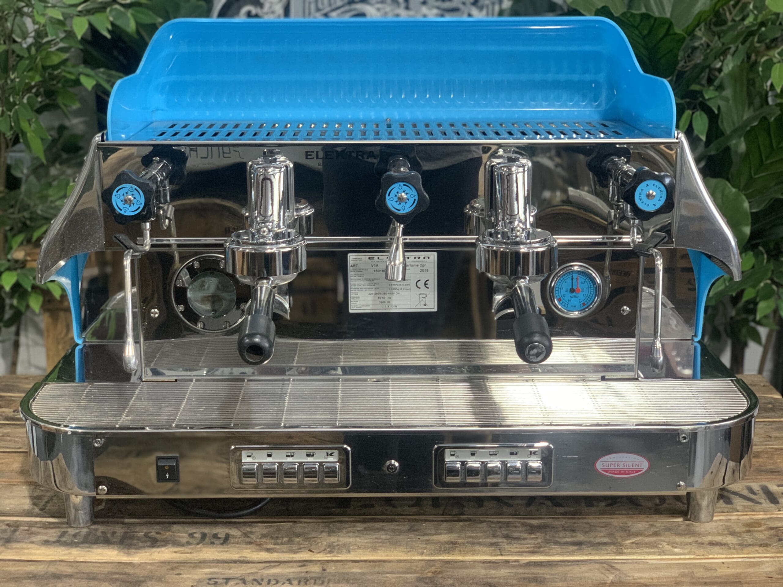 Elektra Barlume - 2 Group Commercial Espresso Machine - Blue