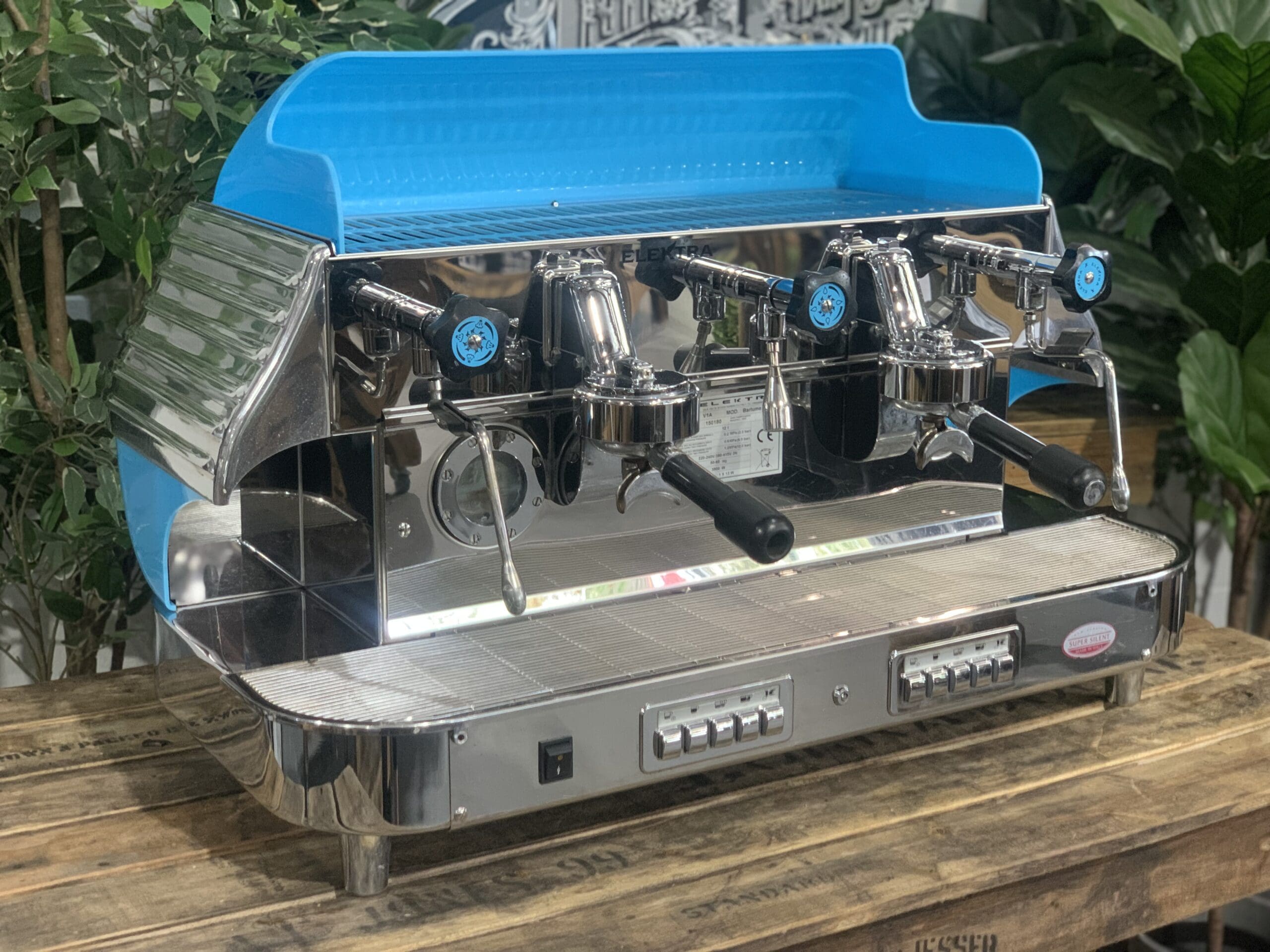 Elektra Barlume - 2 Group Commercial Espresso Machine - Blue