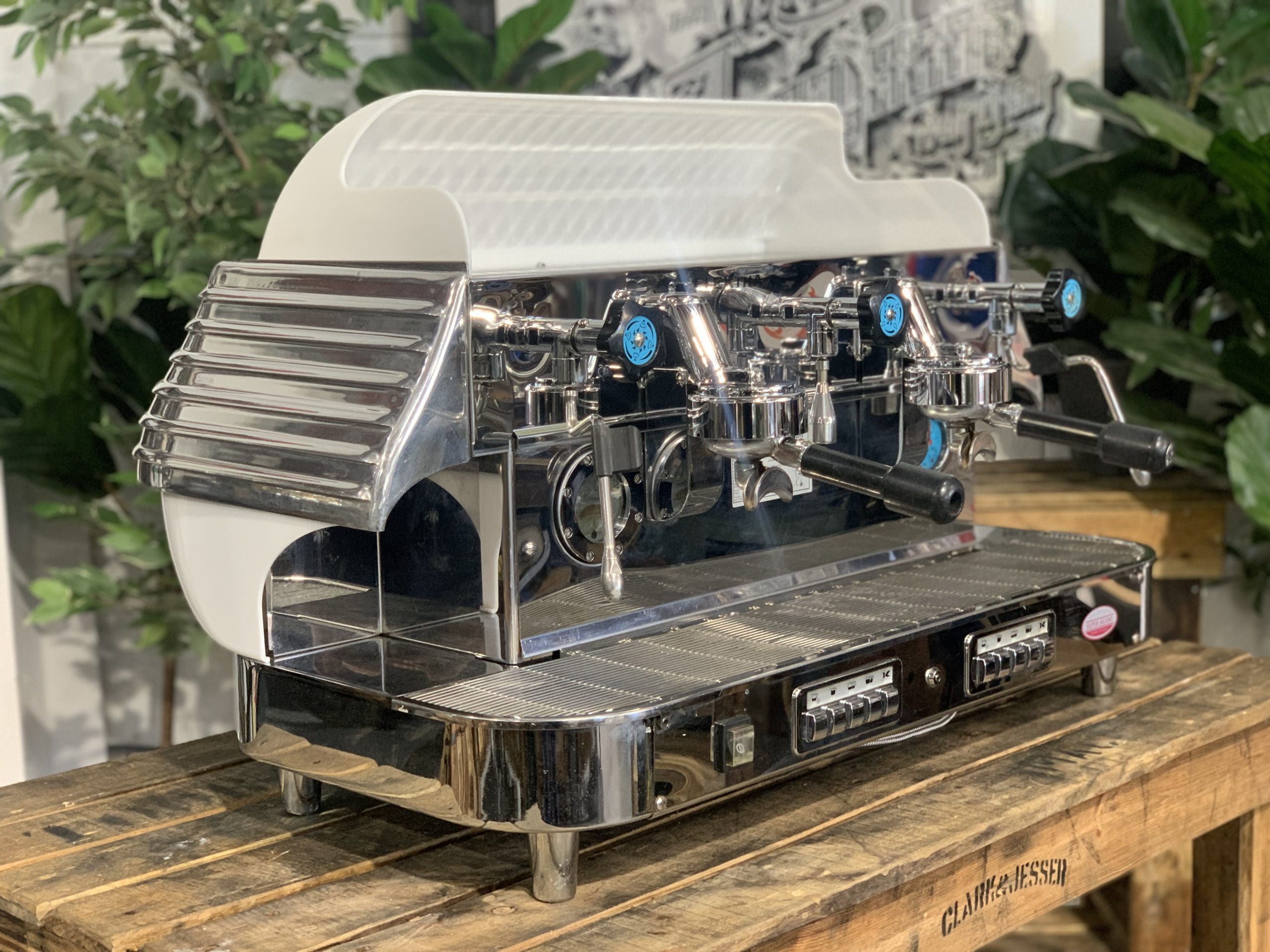 Elektra Barlume - 2 Group Commercial Espresso Machine - White