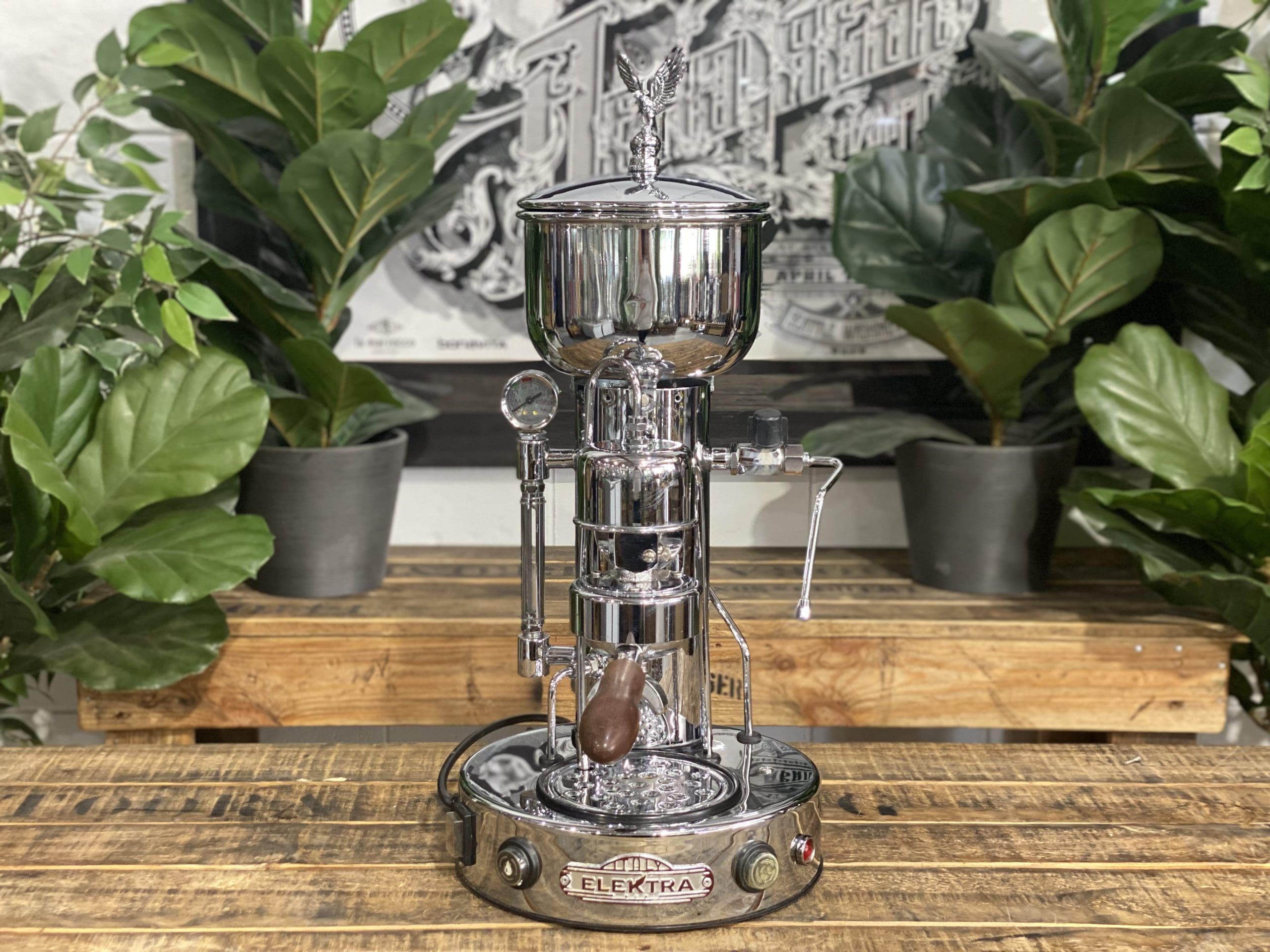 Elektra Micro Semi Automatica - 1 Group Commercial Espresso Machine - Chrome