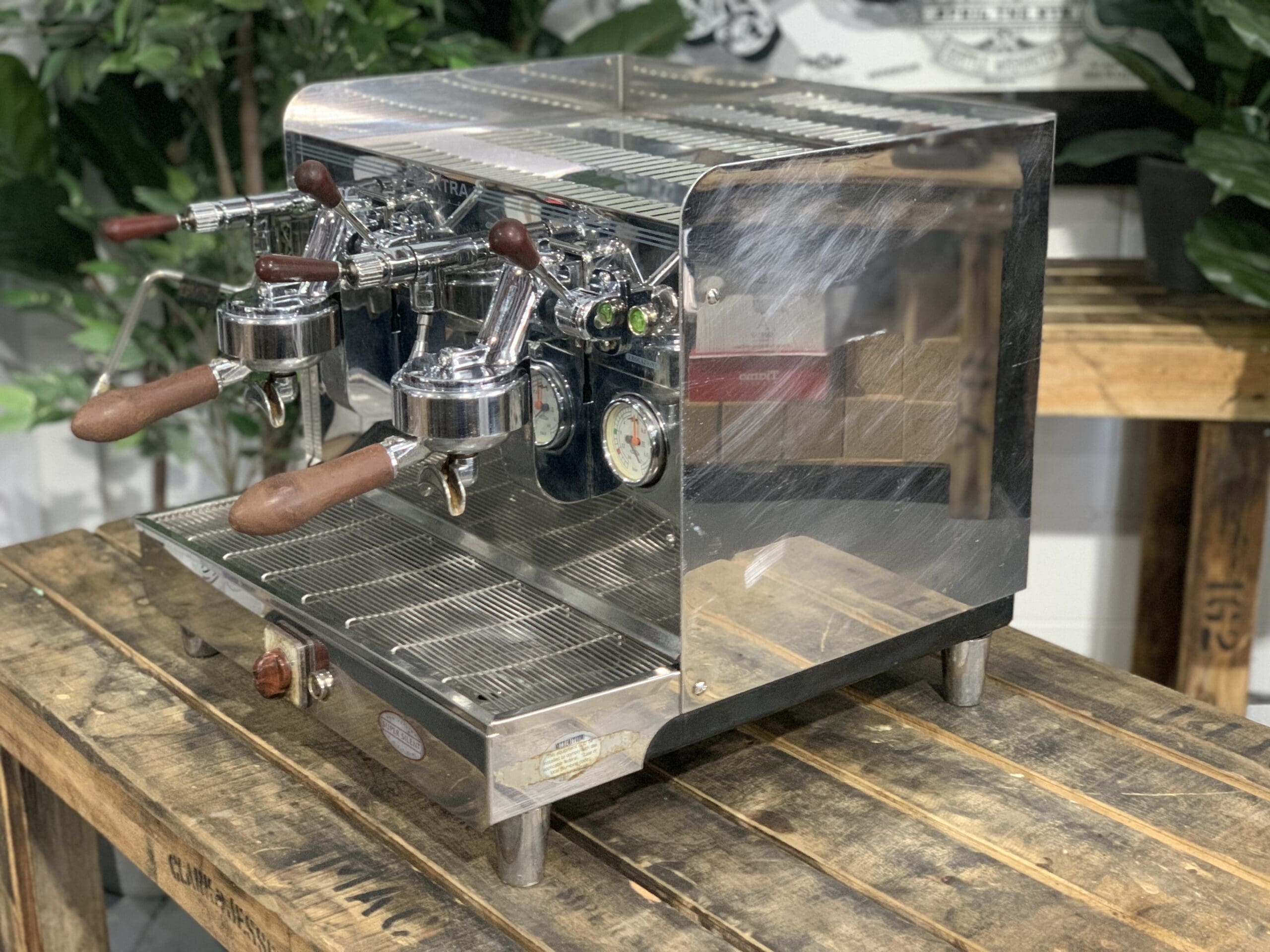 Elektra Sixties T3 Compact - 2 Group Commercial Espresso Machine - Stainless Steel