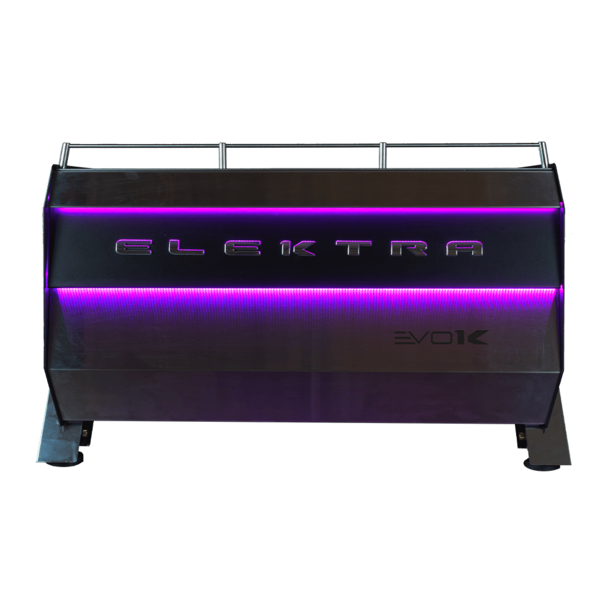 Elektra Evok Black & CMT - 2 Group Commercial Espresso Machine - Stainless