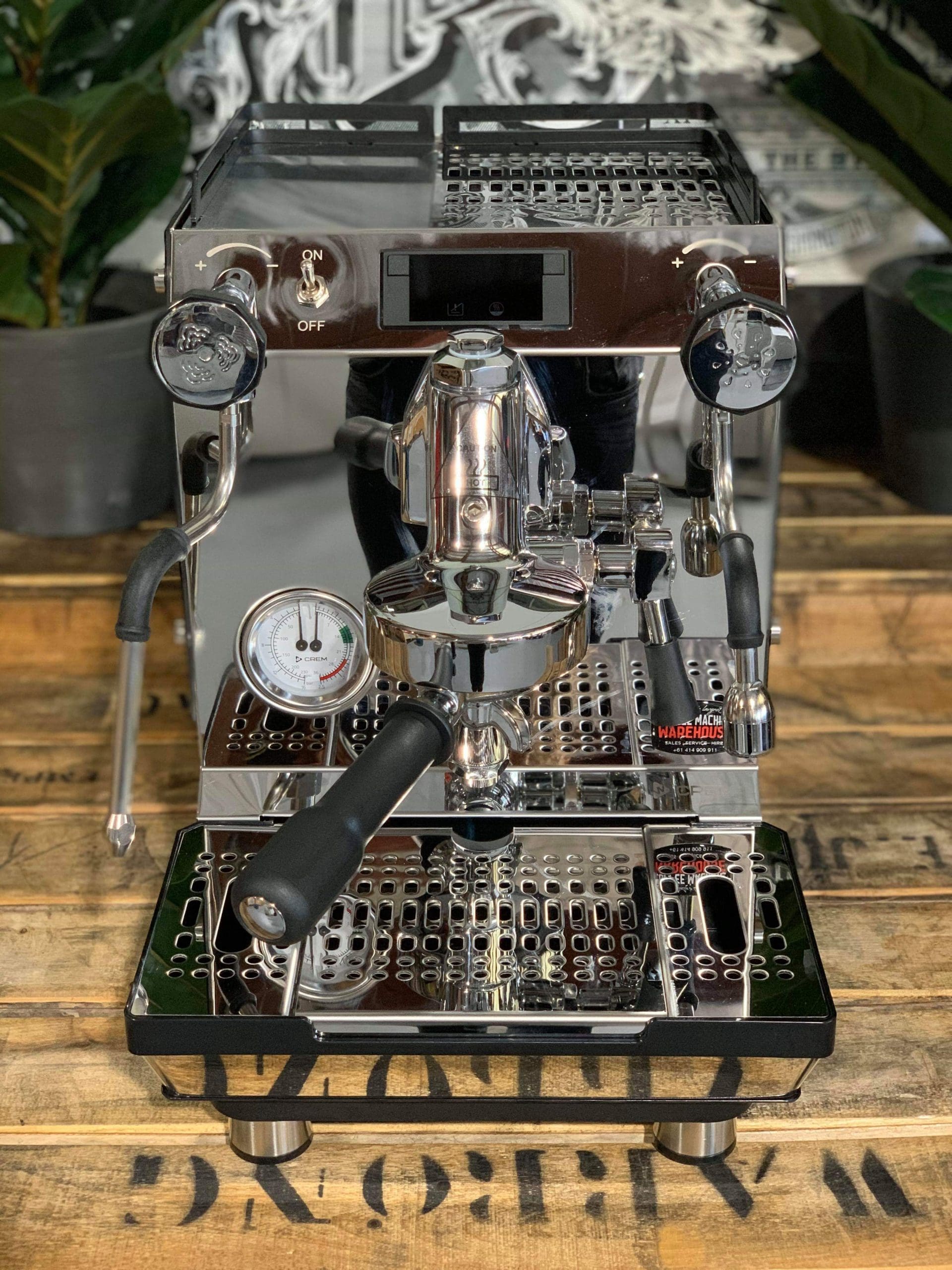 Expobar Crem One Single Boiler (1B) VP PID Vibrational Pump - 1 Group Commercial Espresso Machine - Stainless