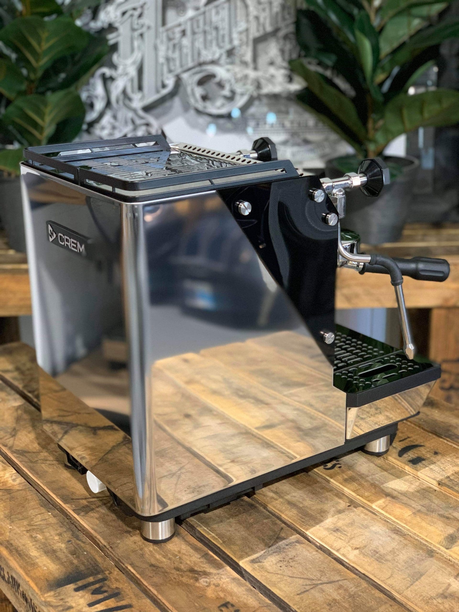 Expobar Crem One Single Boiler (1B) VP PID Vibrational Pump - 1 Group Commercial Espresso Machine - Stainless