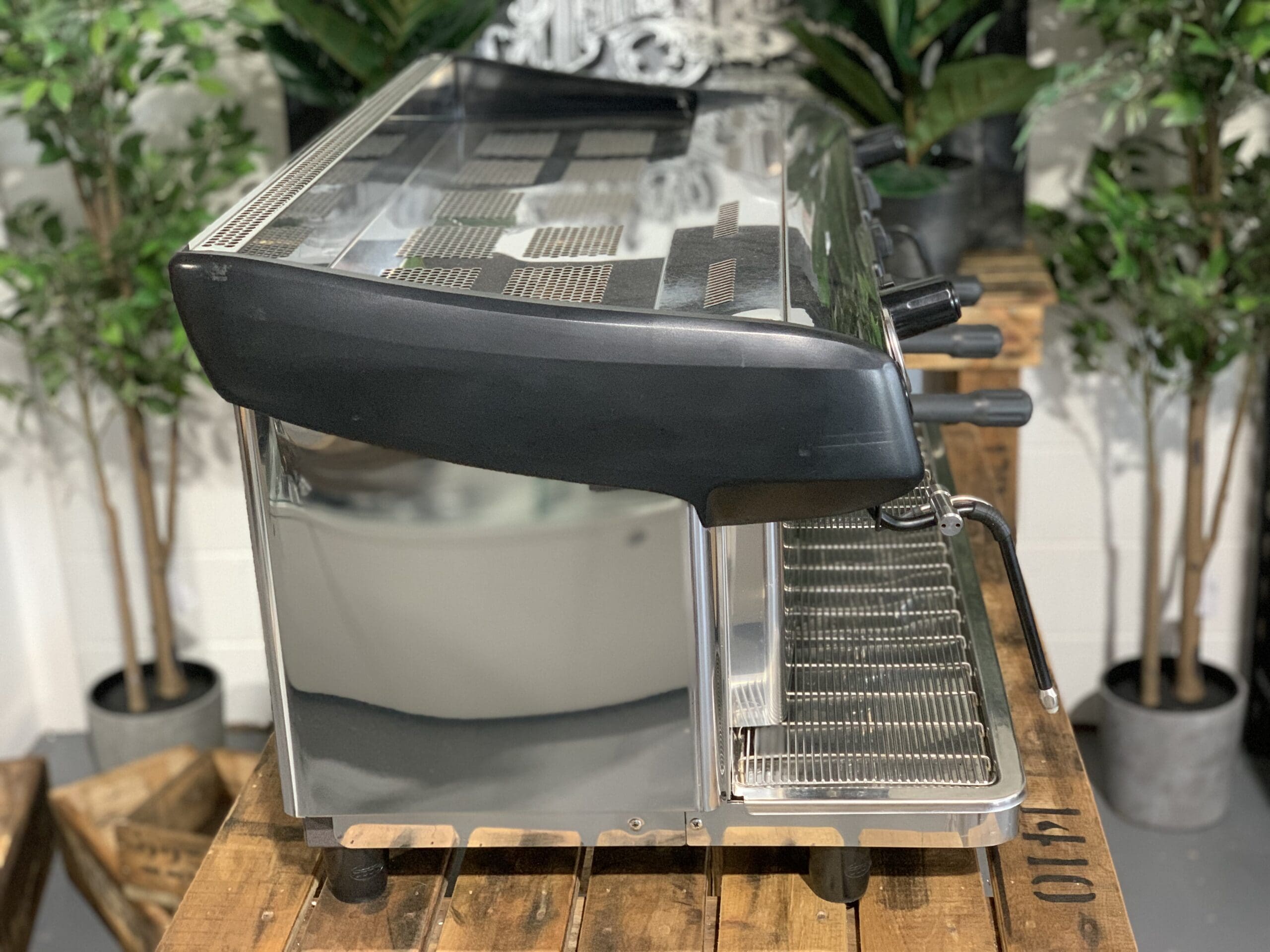 Expobar MegaCrem Auto Steam - 3 Group Commercial Espresso Machine - Stainless Steel