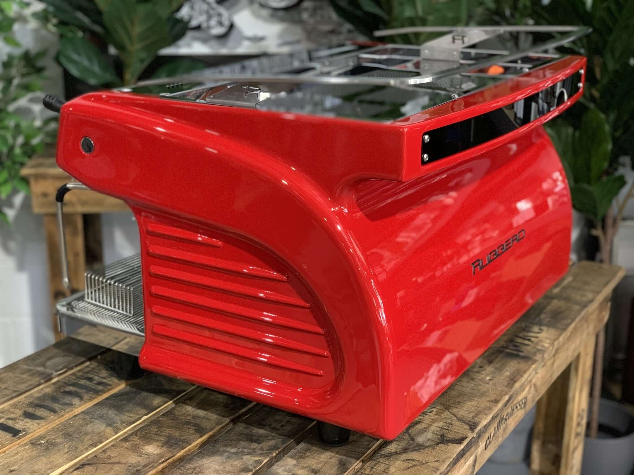 Expobar Ruggero Classic V2 Brand Easy Tap High Cup - 2 Group Commercial Espresso Machine - Red