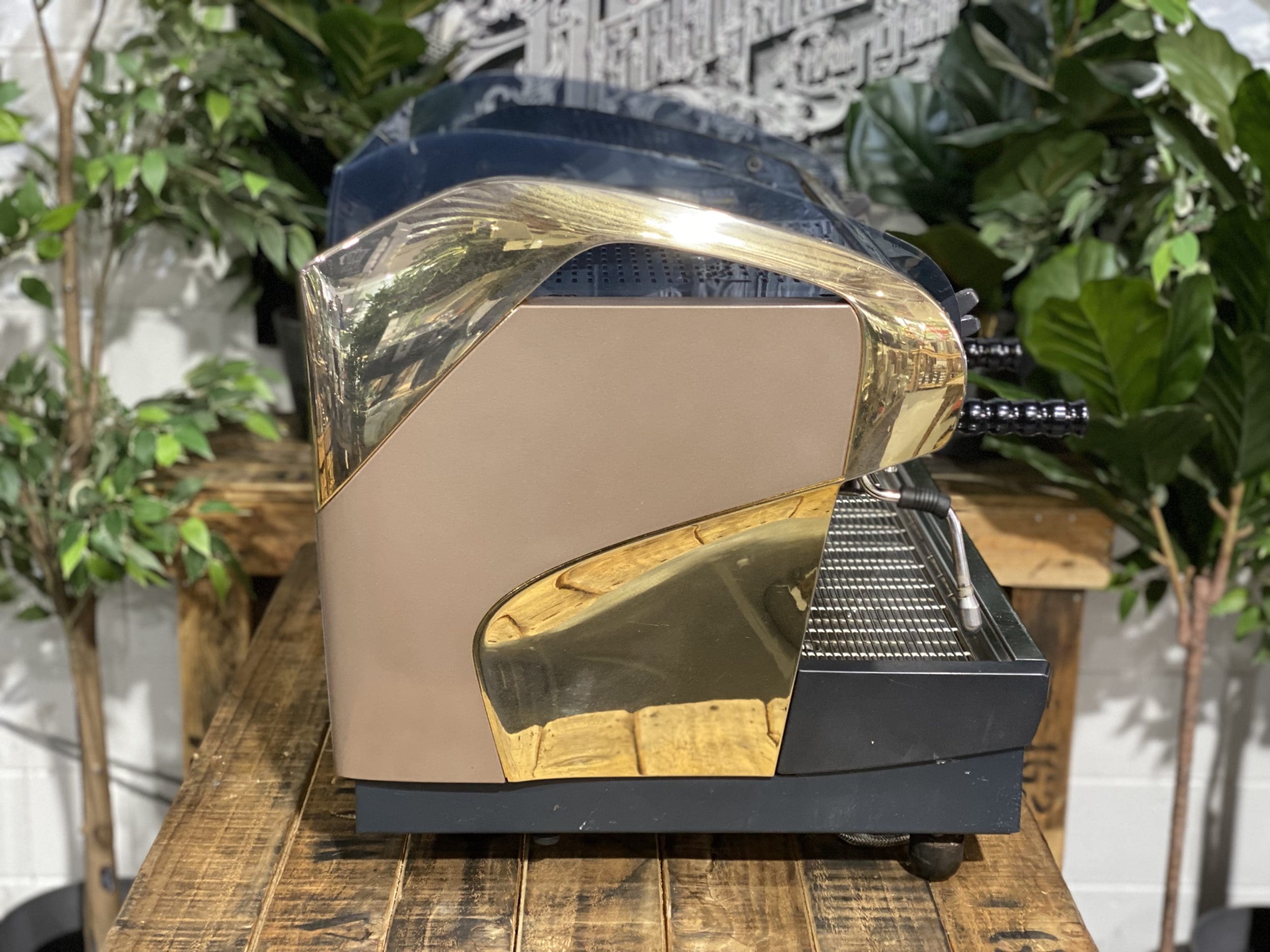 Faema Smart Gold - 2 Group Commercial Espresso Machine - Brown