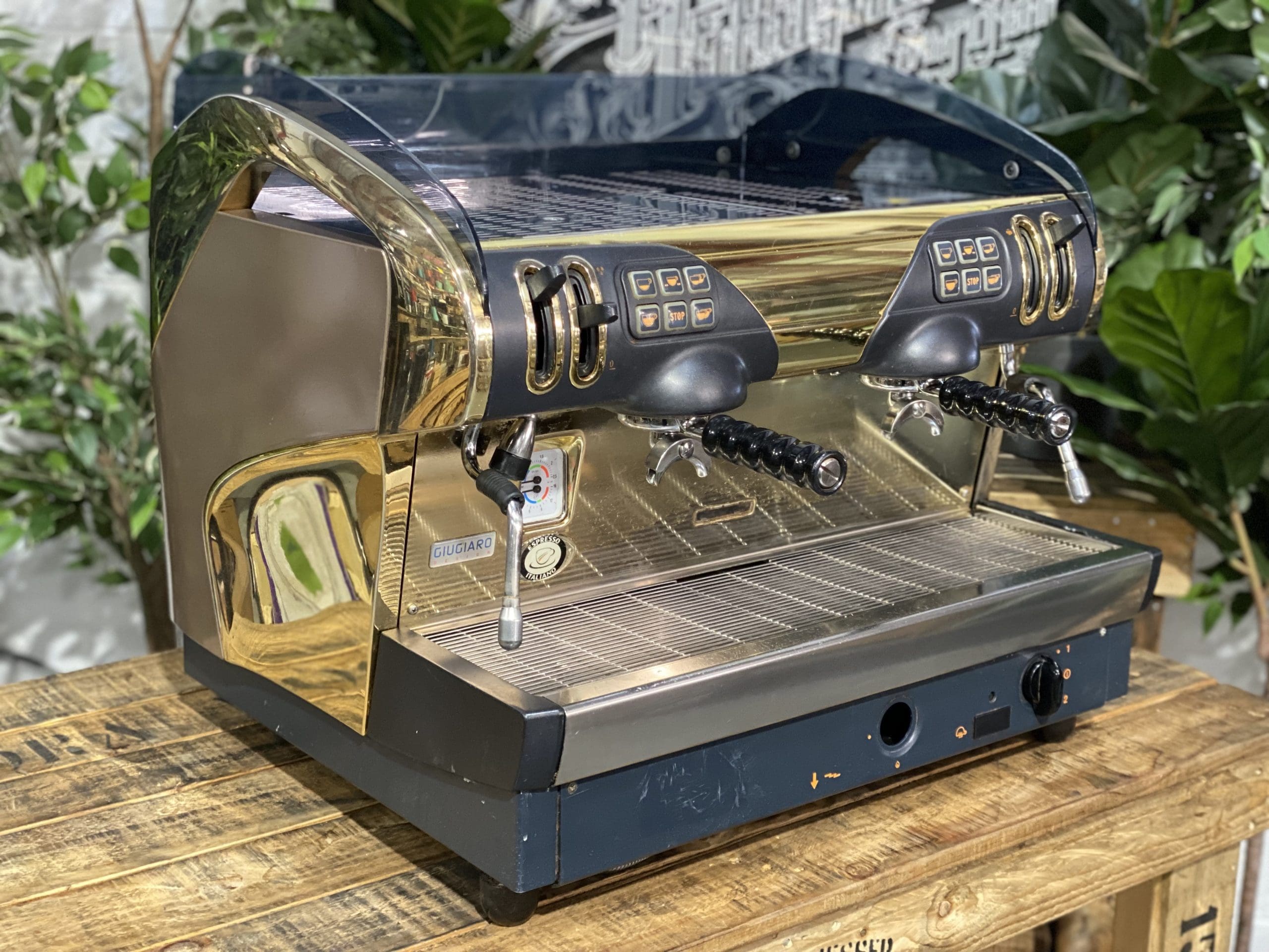 Faema Smart Gold - 2 Group Commercial Espresso Machine - Brown
