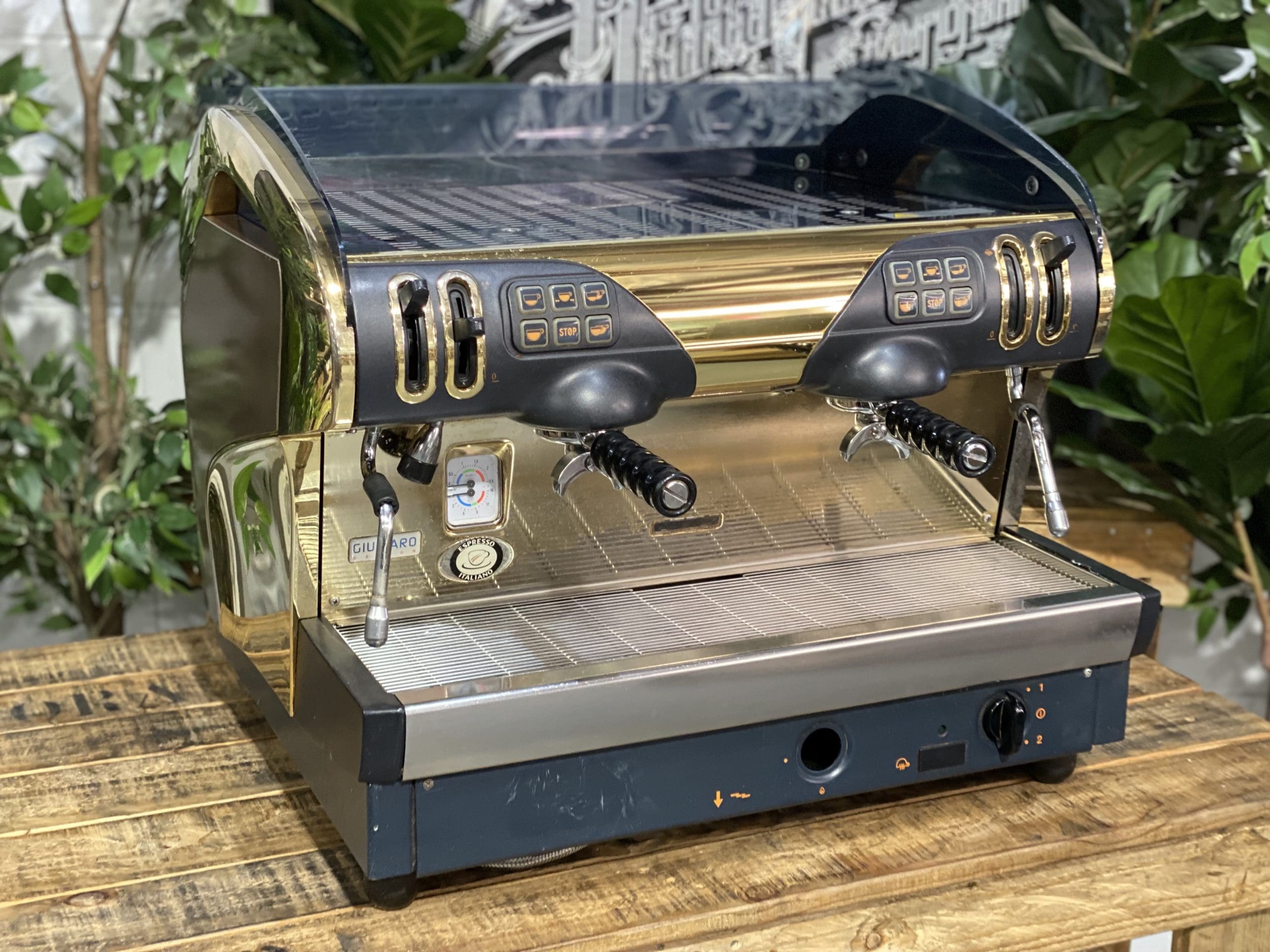 Faema Smart Gold - 2 Group Commercial Espresso Machine - Brown