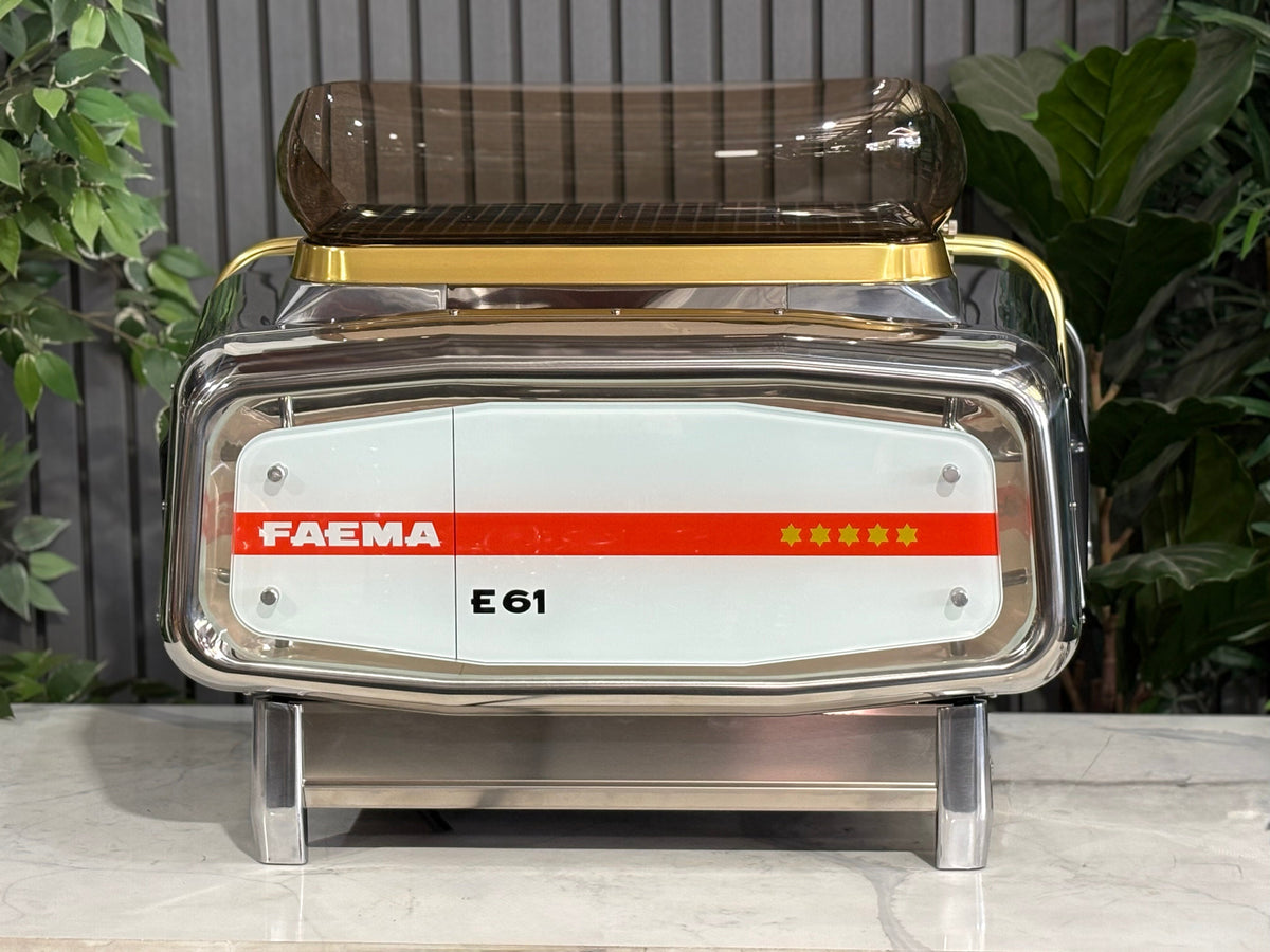 Faema E61 Jubilee Volumetric - - 2 Group Commercial Espresso Machine - Commercial