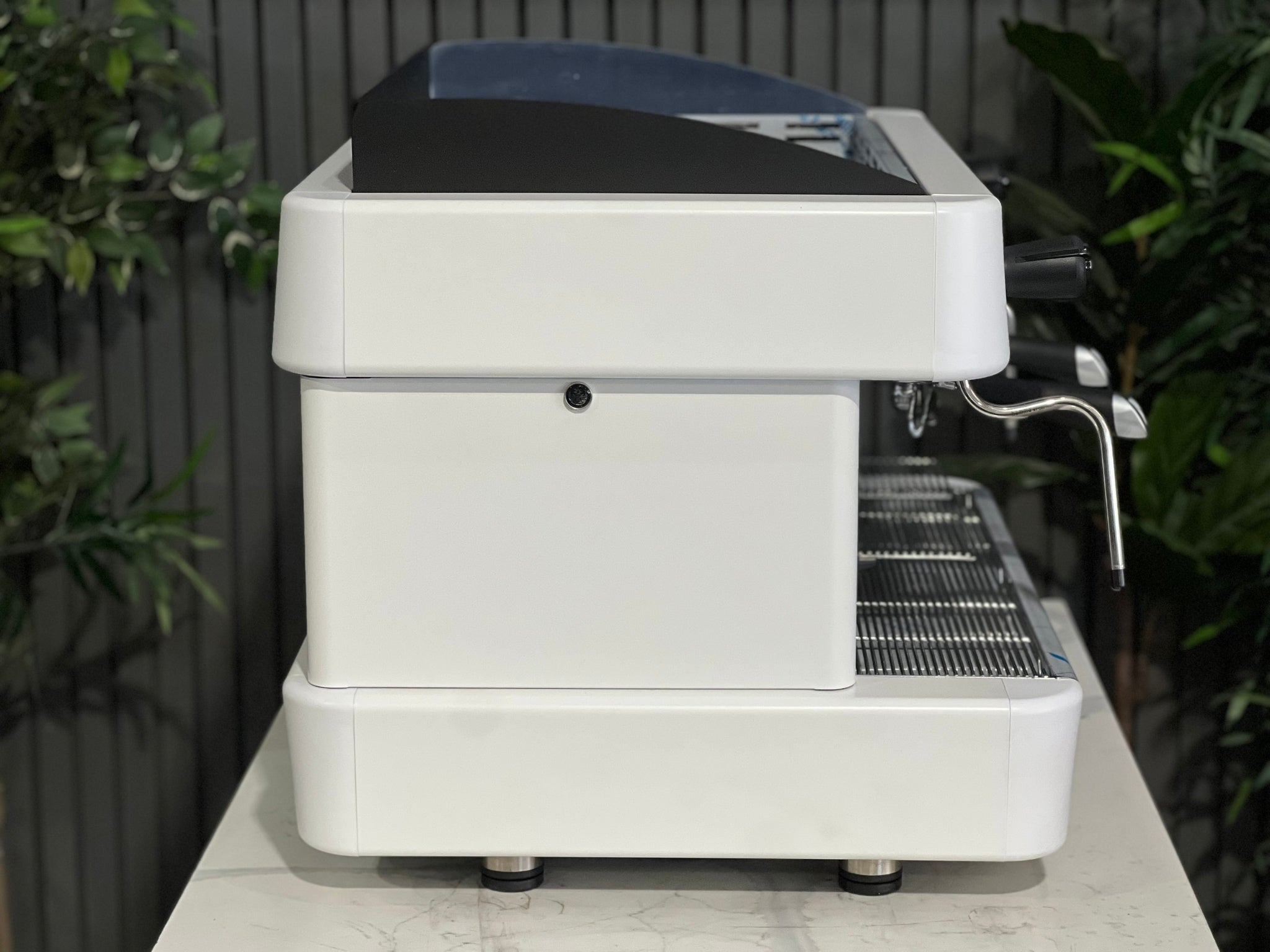 Fiamma Quadrant 2 DSP - 2 Group Commercial Espresso Machine - White