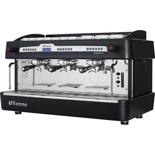 Fiamma Quadrant - 3 Group Commercial Espresso Machine - Black