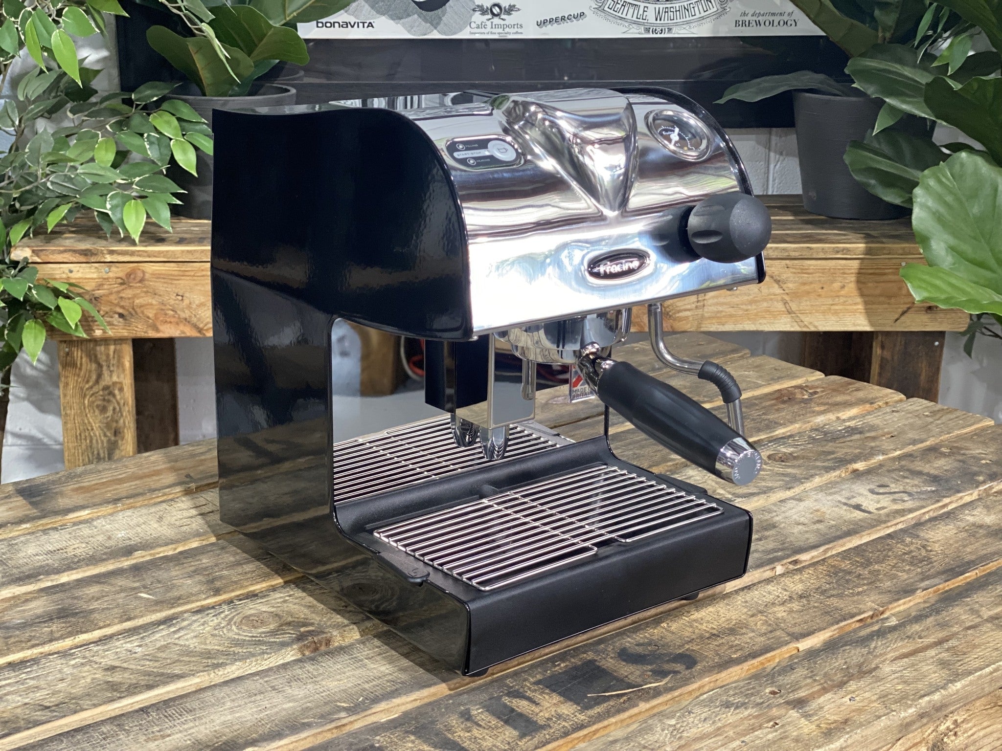 Fracino Piccino - 1 Group Commercial Espresso Machine - Black