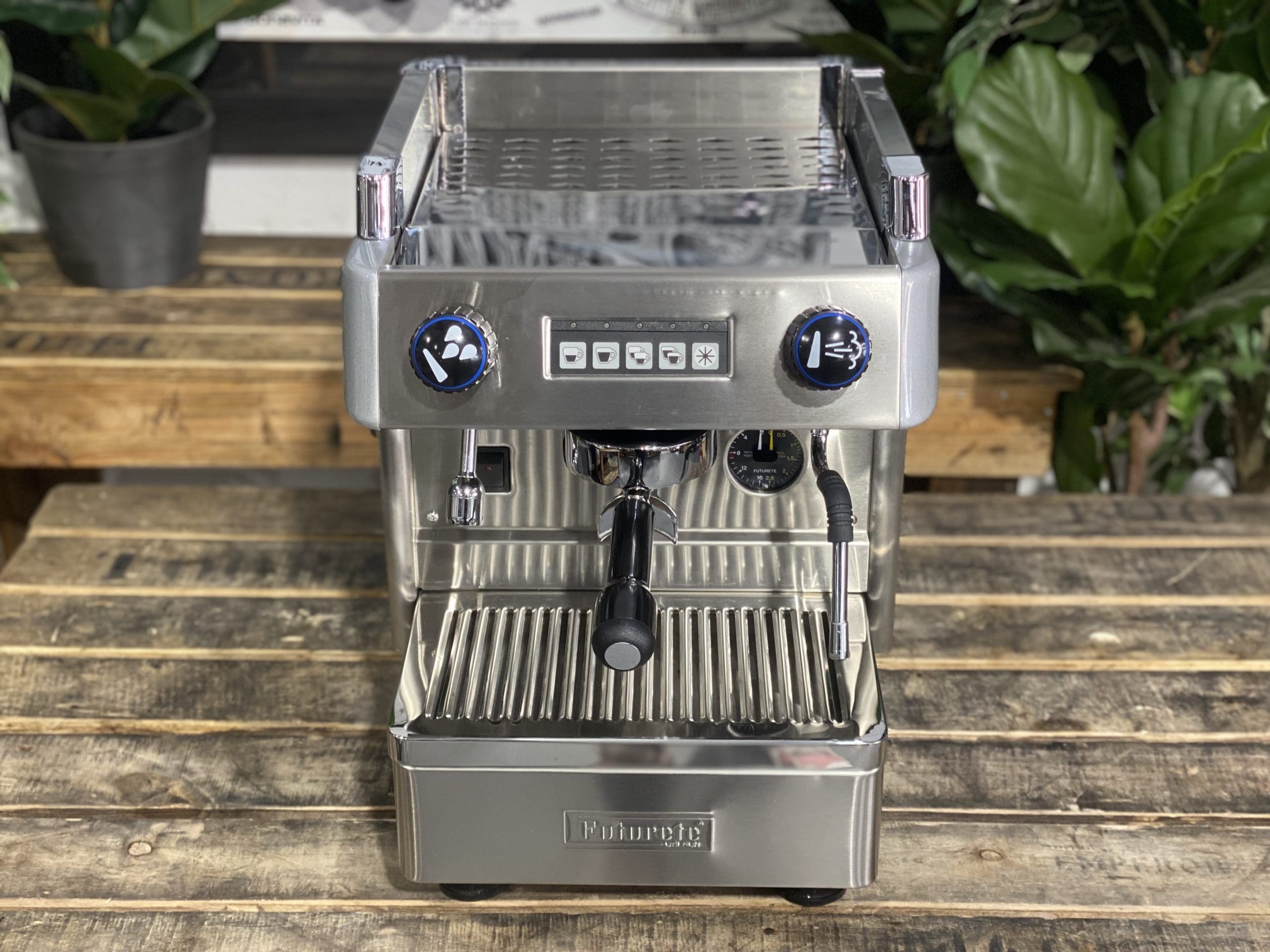 Futurete Piccolina - 1 Group Commercial Espresso Machine - Stainless Steel