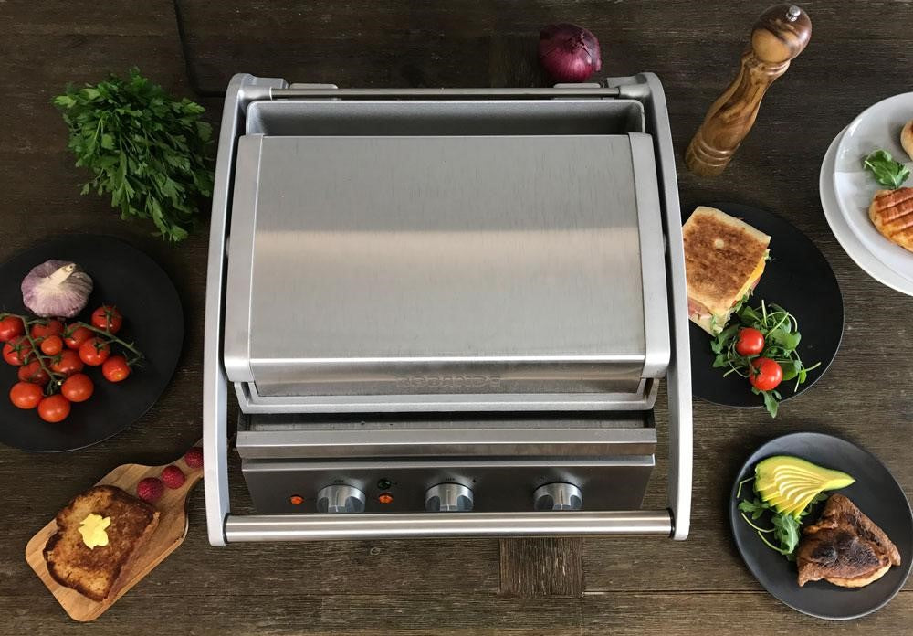 Roband Grill Station 6 slice, smooth plates - GSA610S
