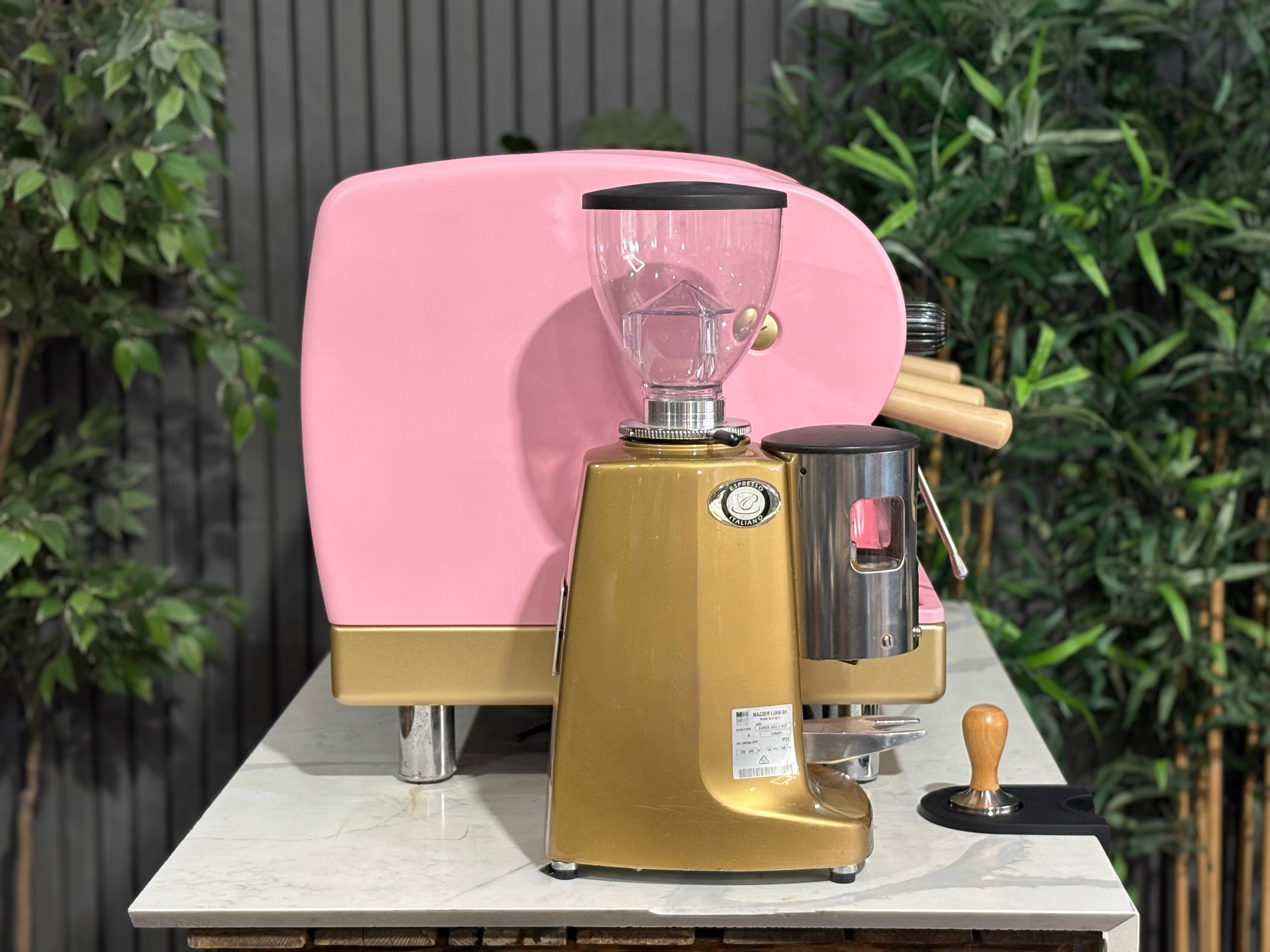 San Marino Lisa R Coffee & Grinder - 3 Group Commercial Espresso Machine