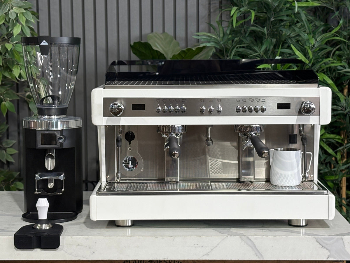 Wega Airy with Interchangeable Colour Panels & Mahlkönig E65S Grinder Package - - 2 Group Commercial Espresso Machine - Commercial