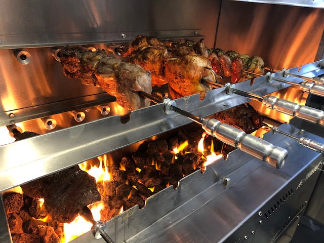 Scheer Gas Lava Rock Rotisserie - 1200mm Width - LVR500A-1200