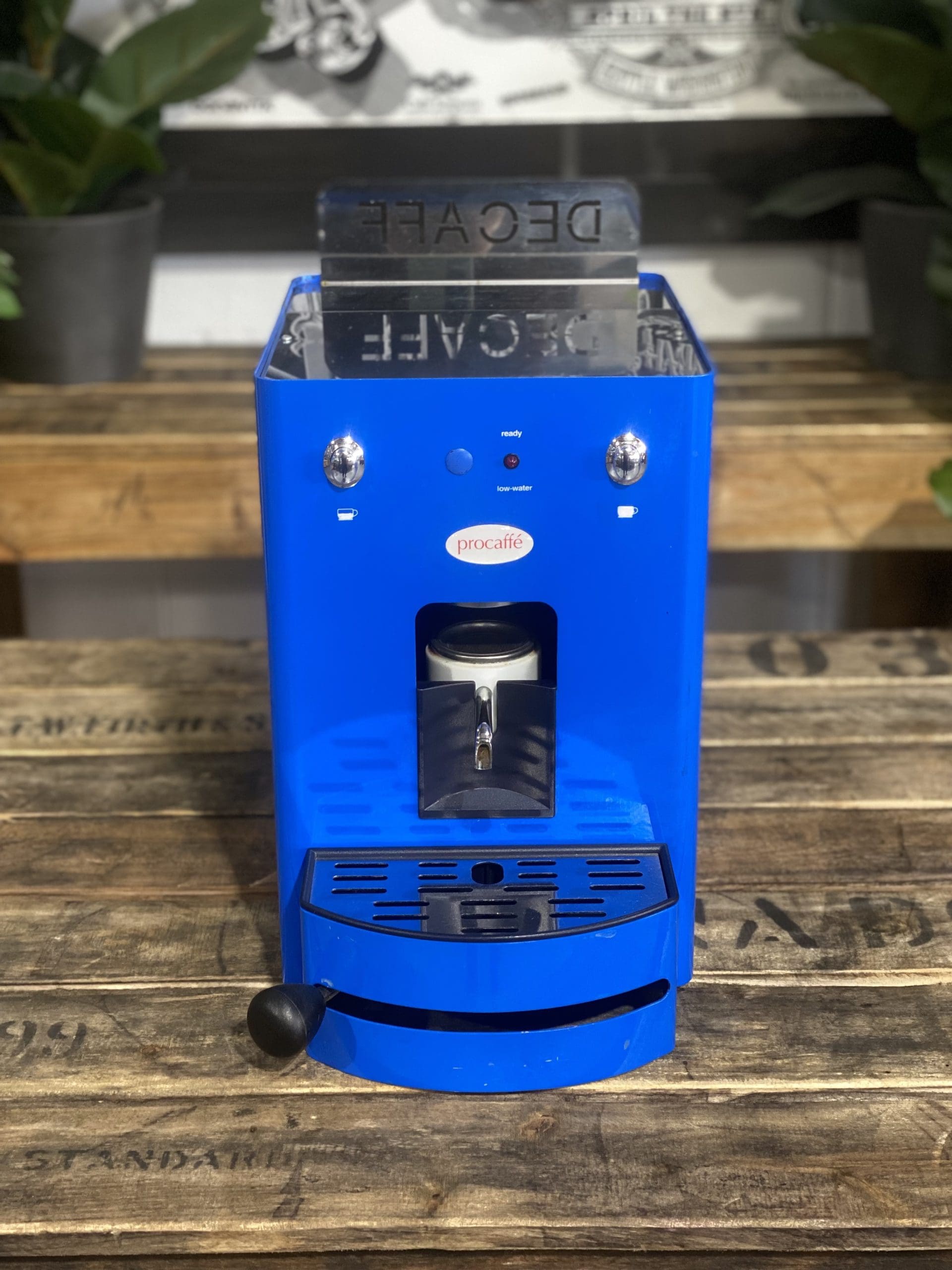 Gimas E2000 ESE Pod - 1 Group Commercial Espresso Machine - Blue