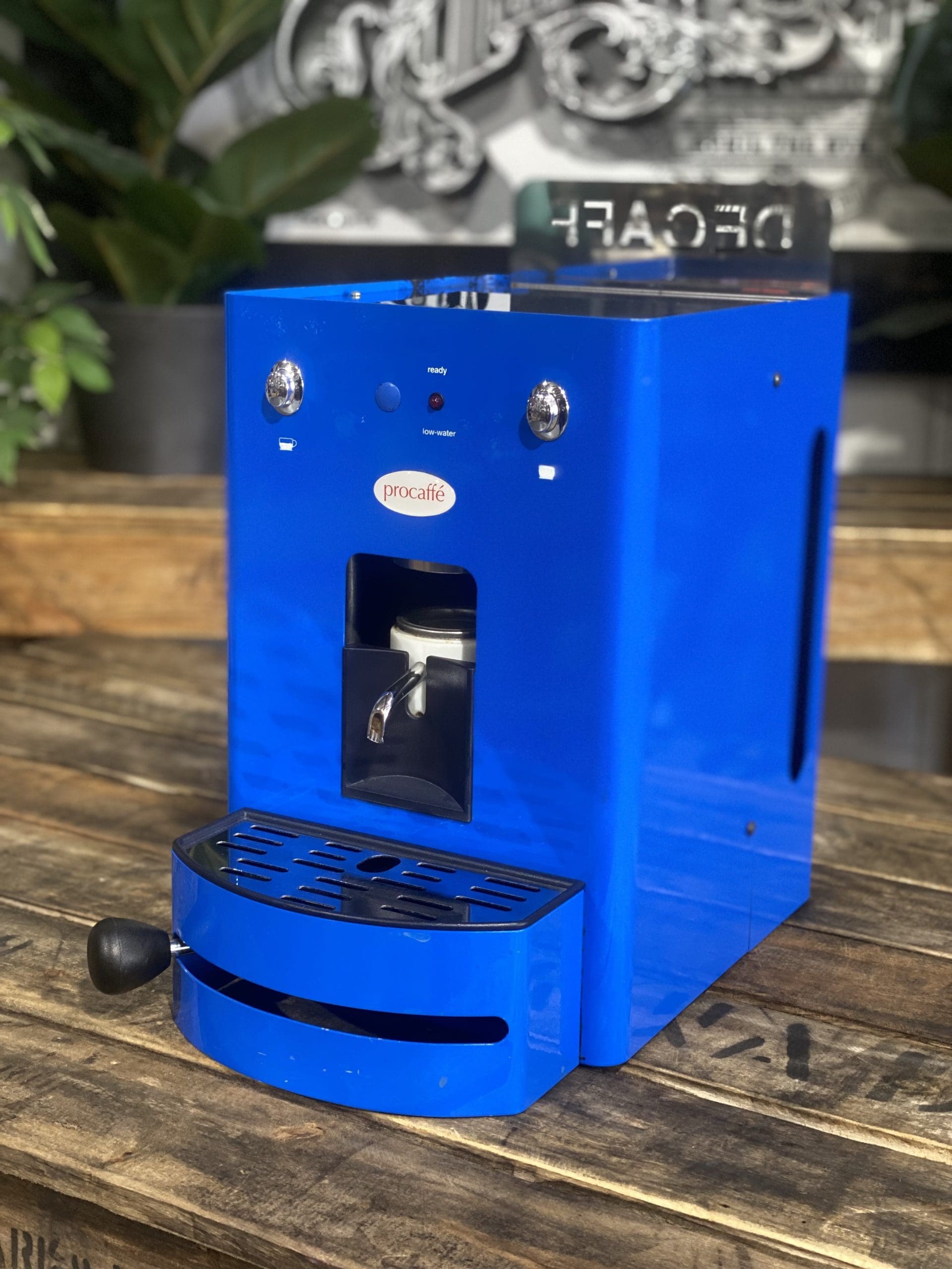 Gimas E2000 ESE Pod - 1 Group Commercial Espresso Machine - Blue