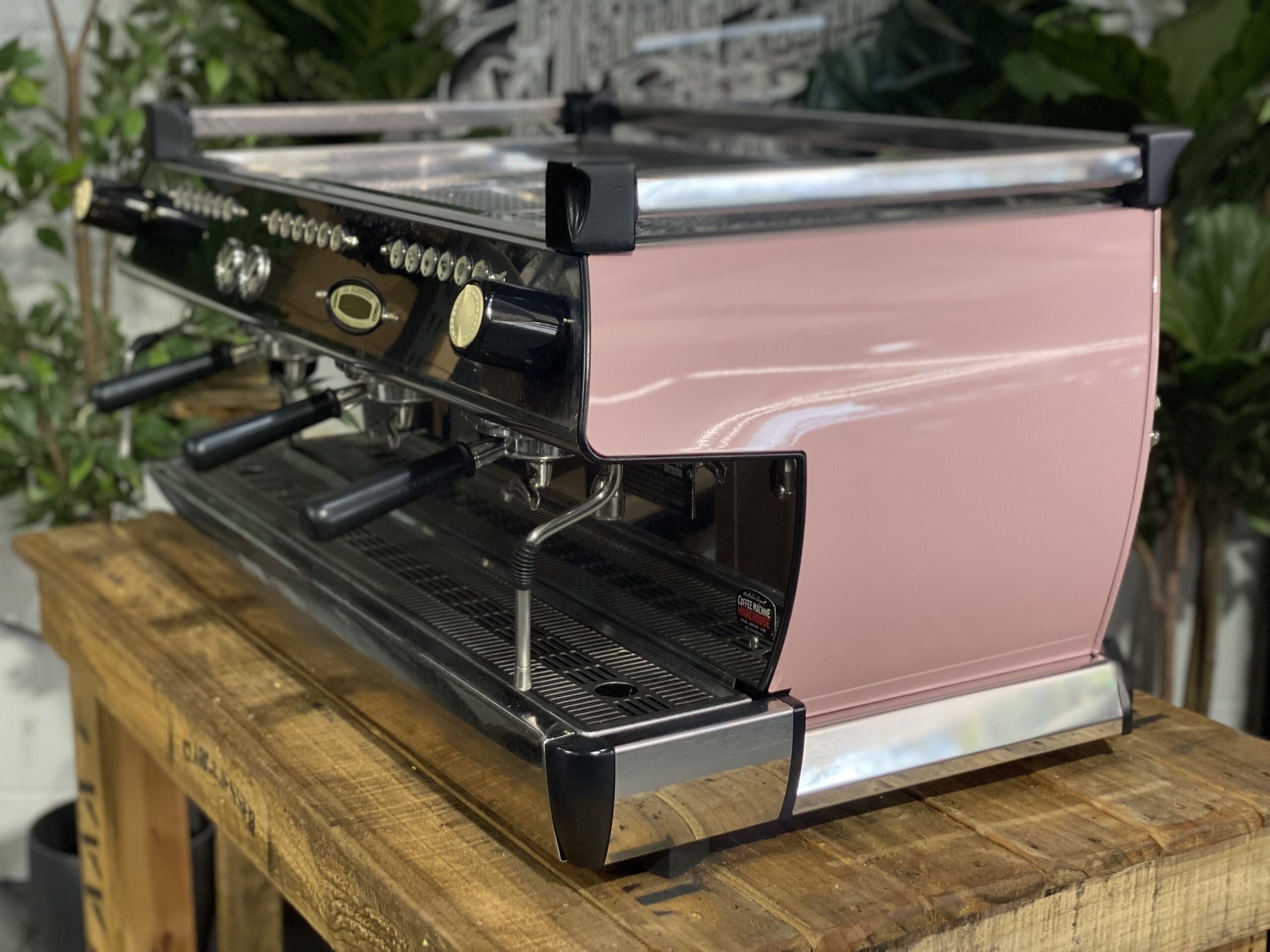 La Marzocco GB5 Baby - 3 Group Commercial Espresso Machine - Pink