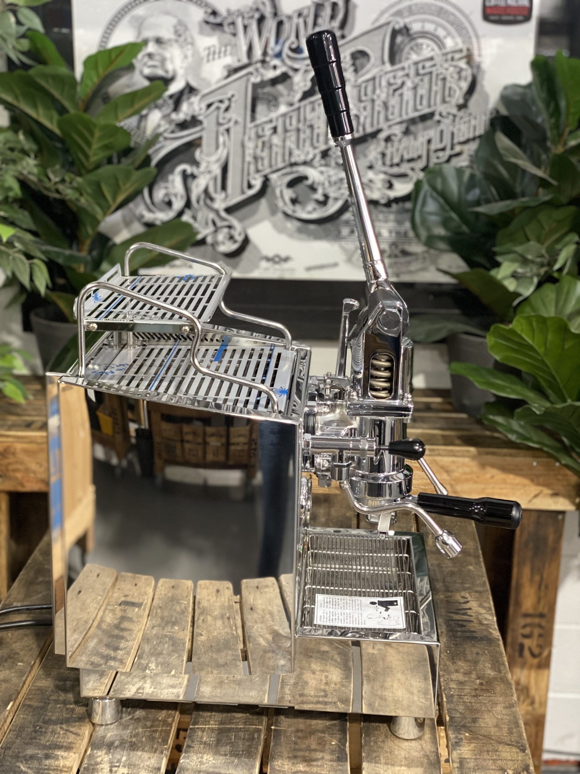 Izzo Alex Leva (Full Pull Lever) Plumbed & No Pump - 1 Group Commercial Espresso Machine