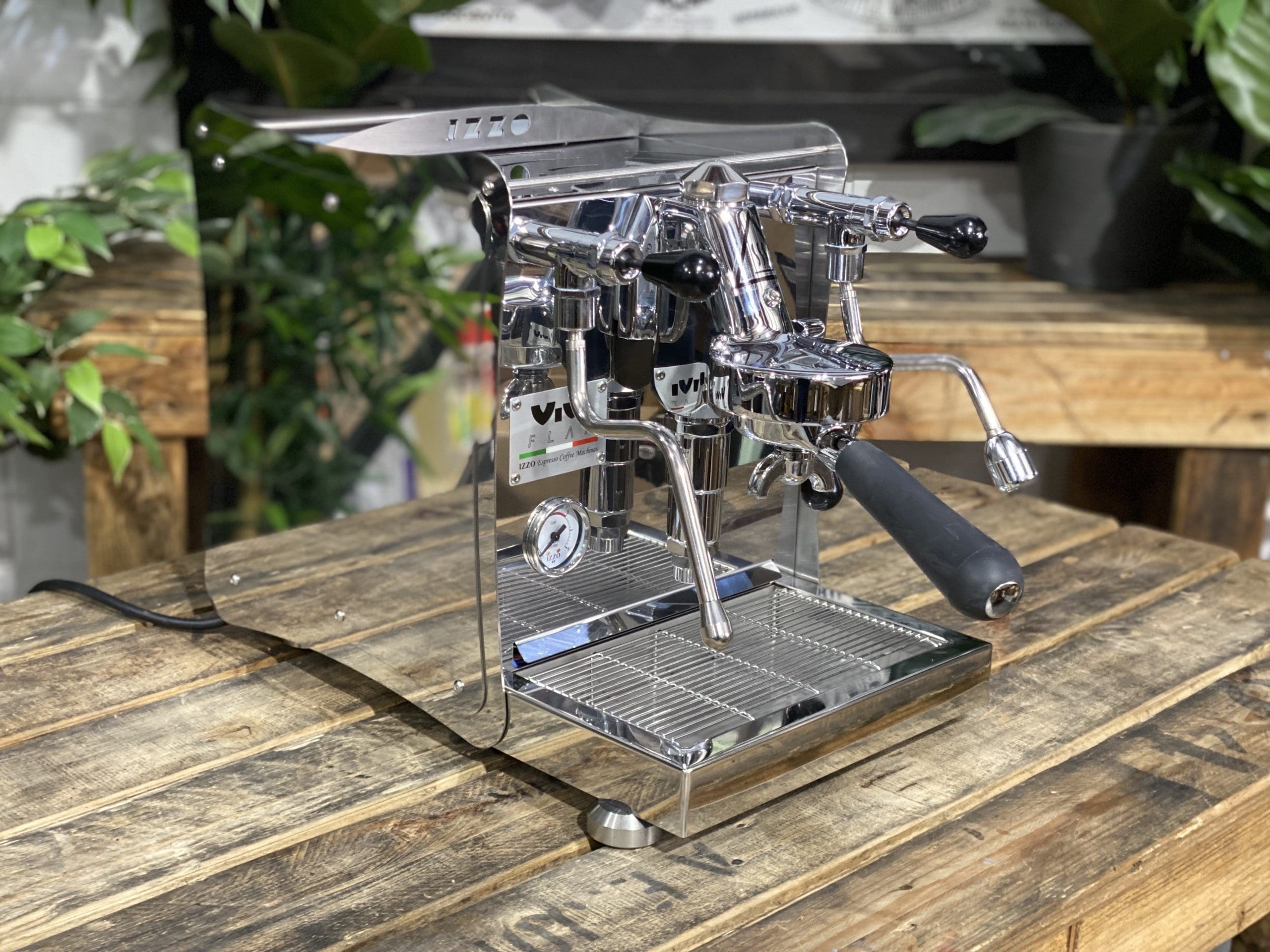 Izzo Vivi Flat - 1 Group Commercial Espresso Machine - Stainless