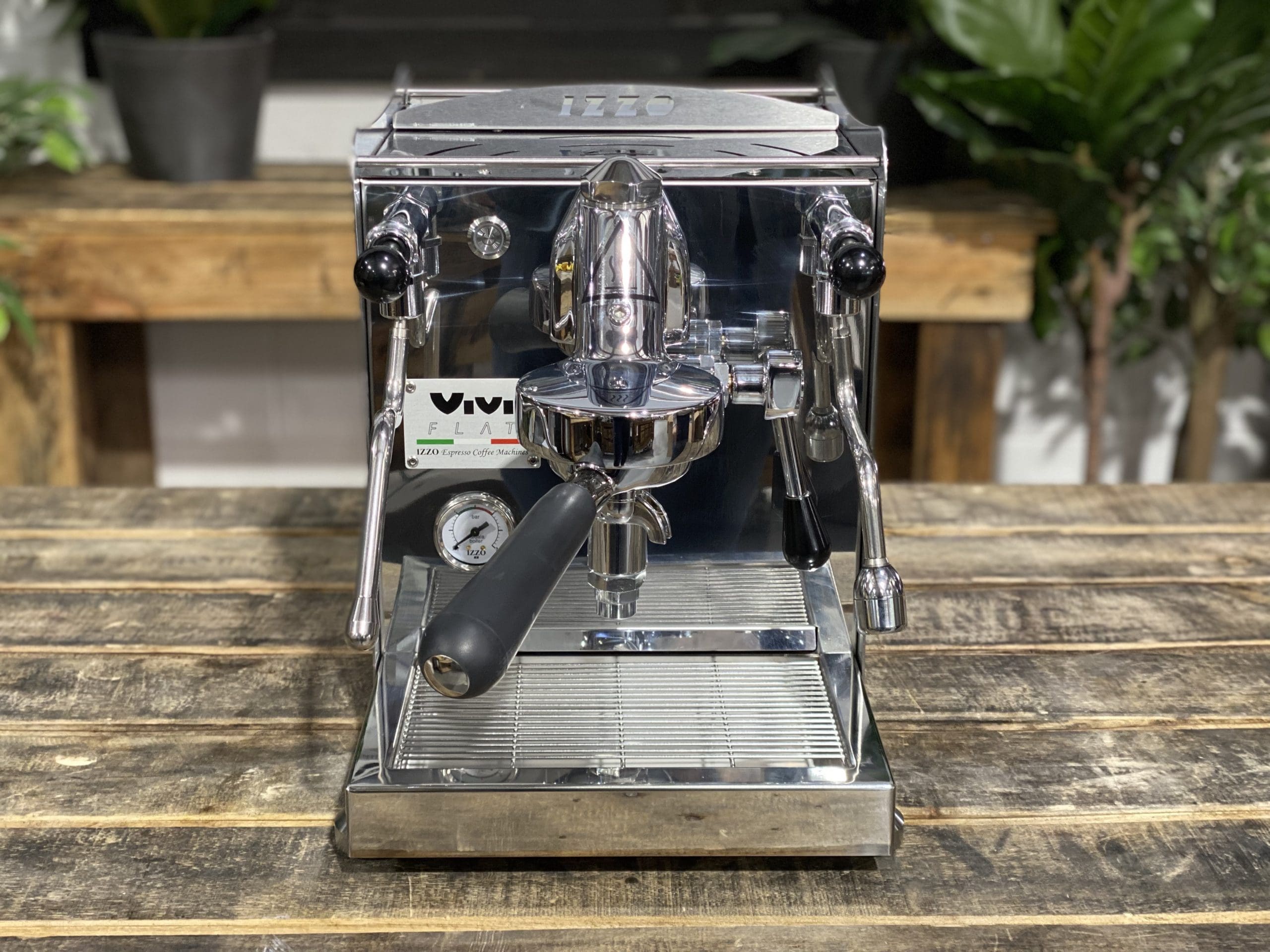Izzo Vivi Flat - 1 Group Commercial Espresso Machine - Stainless