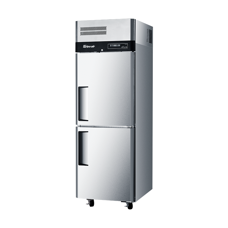 Turbo Air Upright 2 Half Door Top Mount Freezer KF25-2-N
