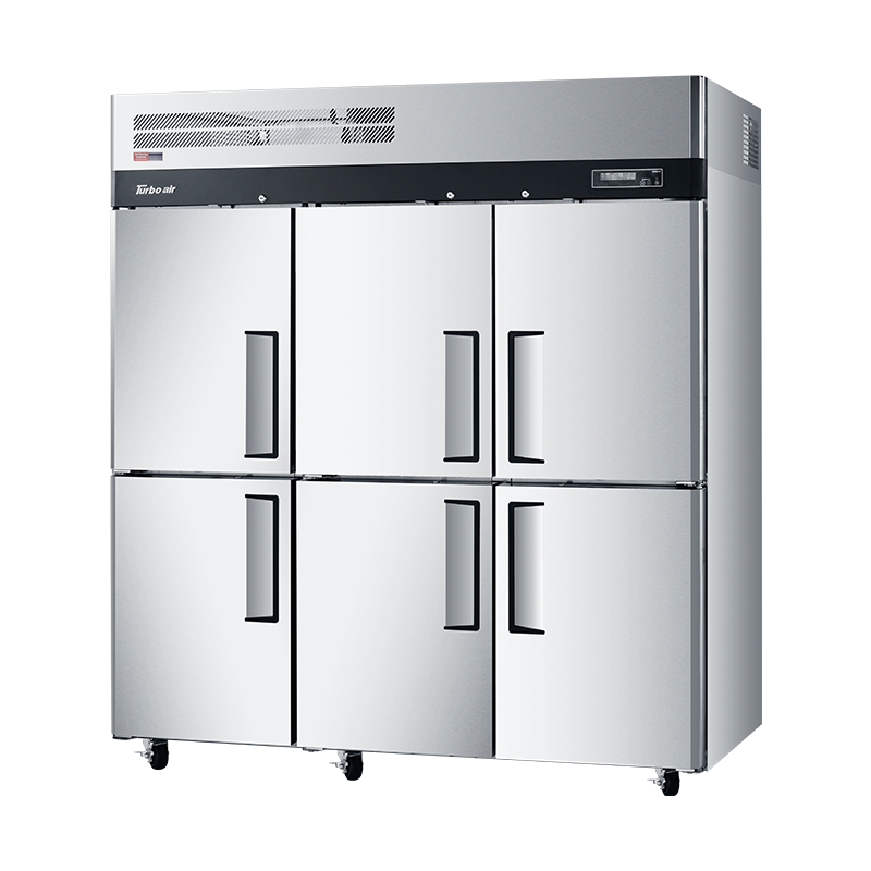 Turbo Air Upright 6 Half Door Top Mount Freezer KF65-6-N