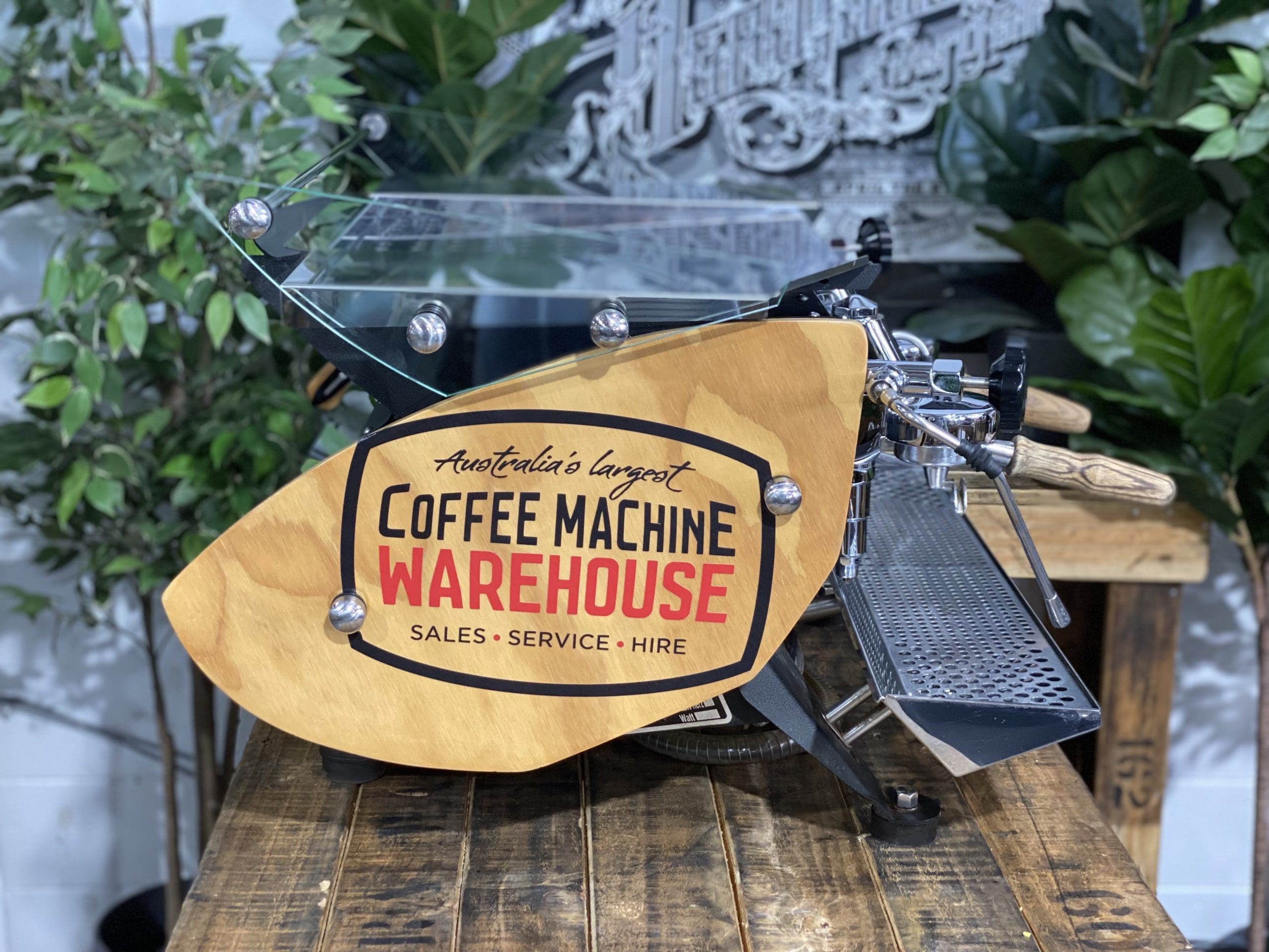 Kees Van Der Westen Mirage Duette Stainless Used - 2 Group Commercial Espresso Machine - Timber