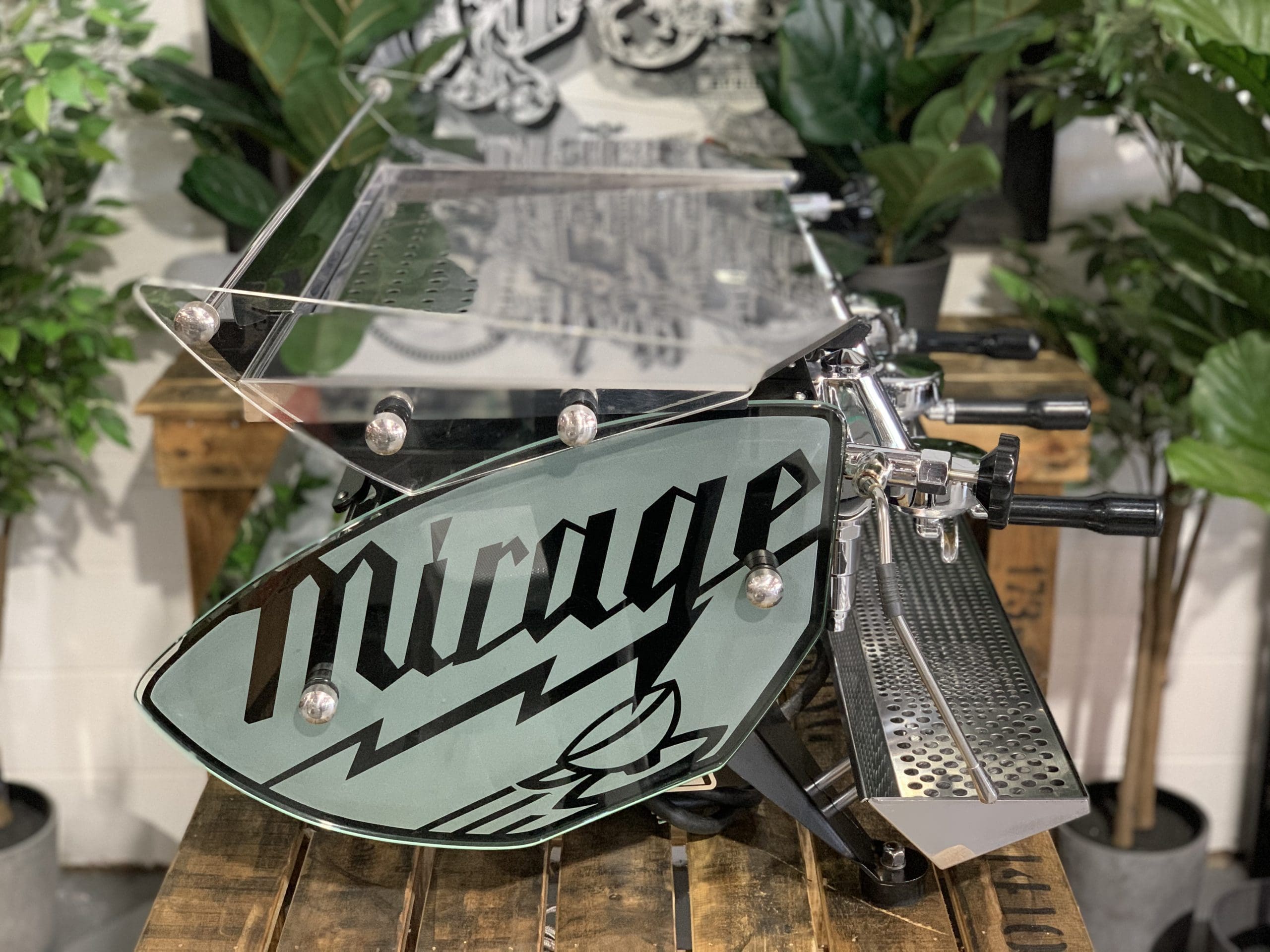 Kees Van Der Western Mirage Triplette Mirage Sides - 3 Group Commercial Espresso Machine