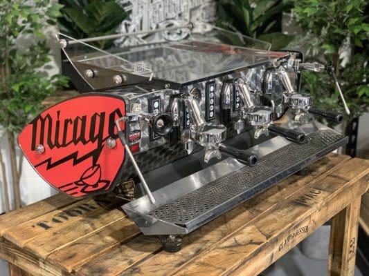 Kees Van Der Westen Mirage Arte Veloce Triplette Sides - 3 Group Commercial Espresso Machine - Red