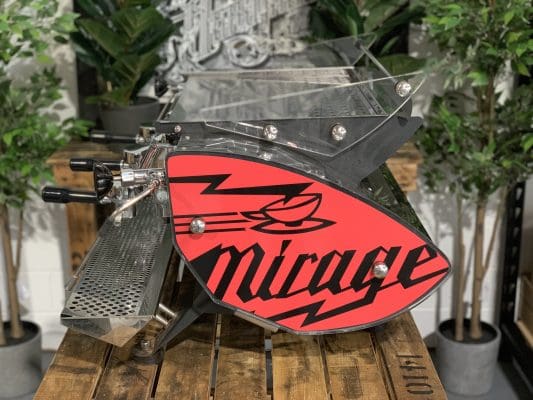 Kees Van Der Westen Mirage Arte Veloce Triplette Sides - 3 Group Commercial Espresso Machine - Red