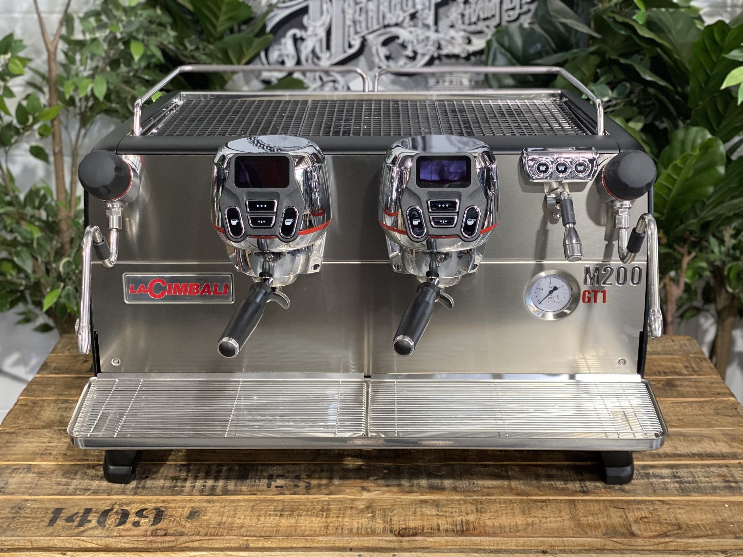 La Cimbali M200 GTI Black, White - 2 Group Commercial Espresso Machine - Red