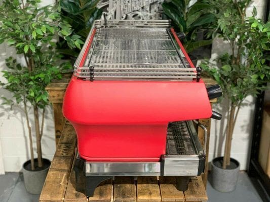 La Marzocco FB80 Matte - 4 Group Commercial Espresso Machine - Red