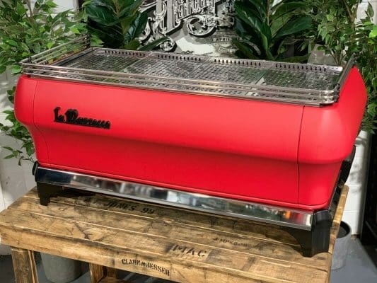 La Marzocco FB80 Matte - 4 Group Commercial Espresso Machine - Red