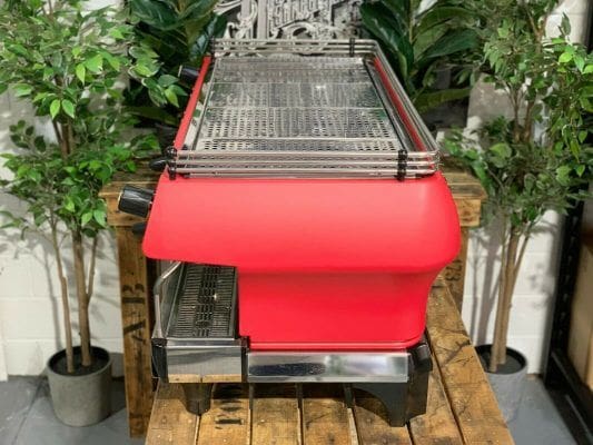 La Marzocco FB80 Matte - 4 Group Commercial Espresso Machine - Red