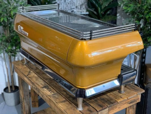 La Marzocco FB80 Yellow - 4 Group Commercial Espresso Machine - Stainless