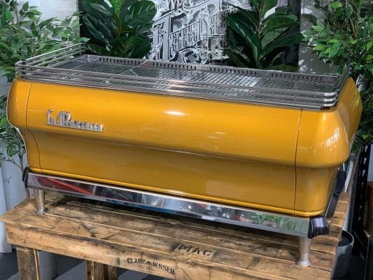 La Marzocco FB80 Yellow - 4 Group Commercial Espresso Machine - Stainless