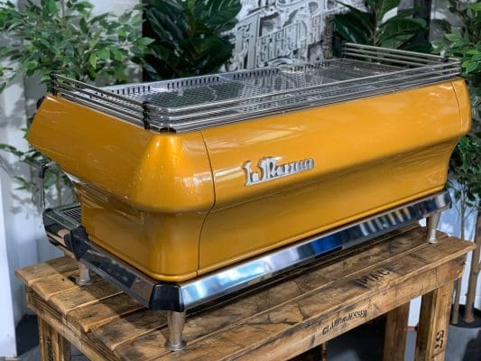 La Marzocco FB80 Yellow - 4 Group Commercial Espresso Machine - Stainless