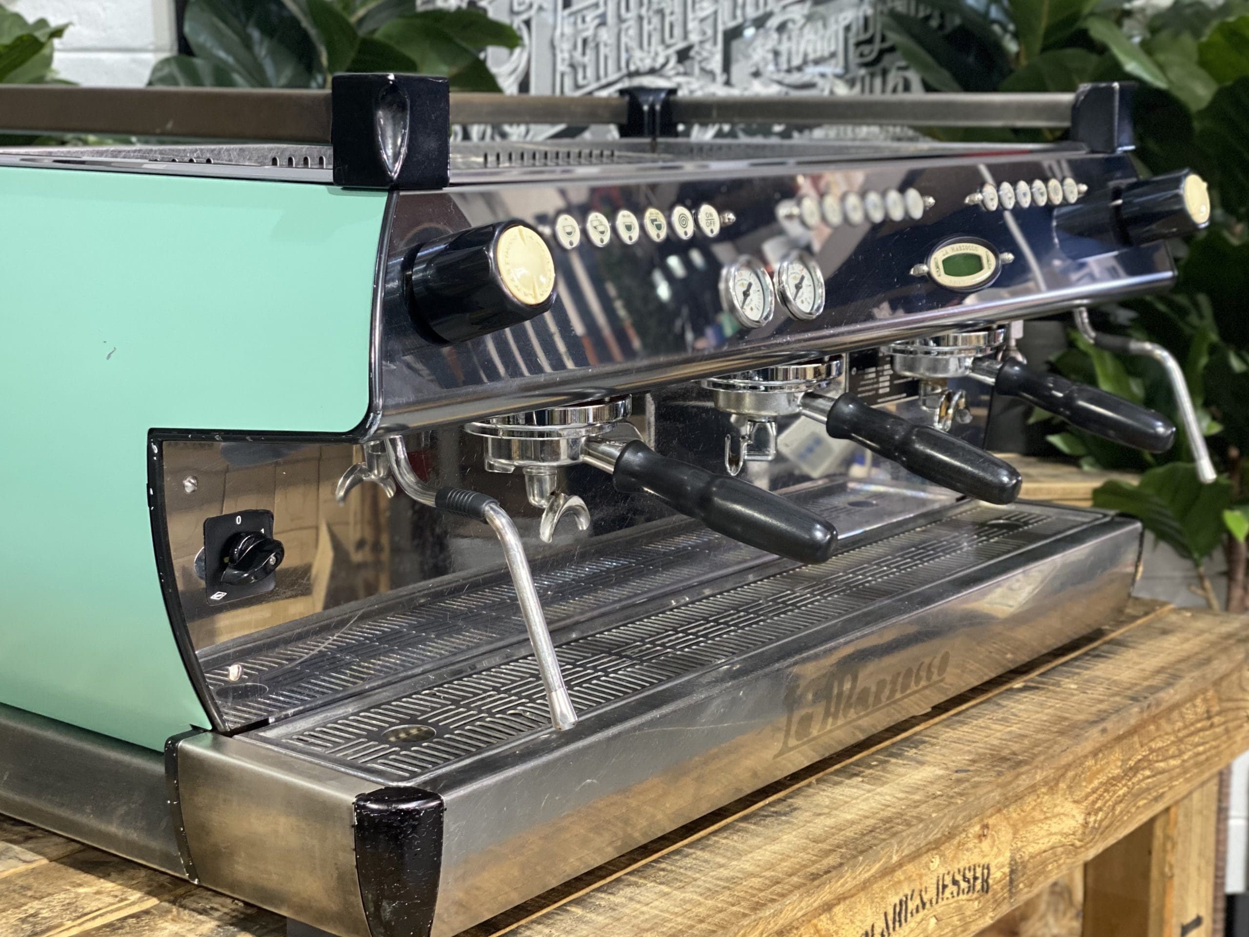 La Marzocco GB5 Duck Egg - 3 Group Commercial Espresso Machine - Blue