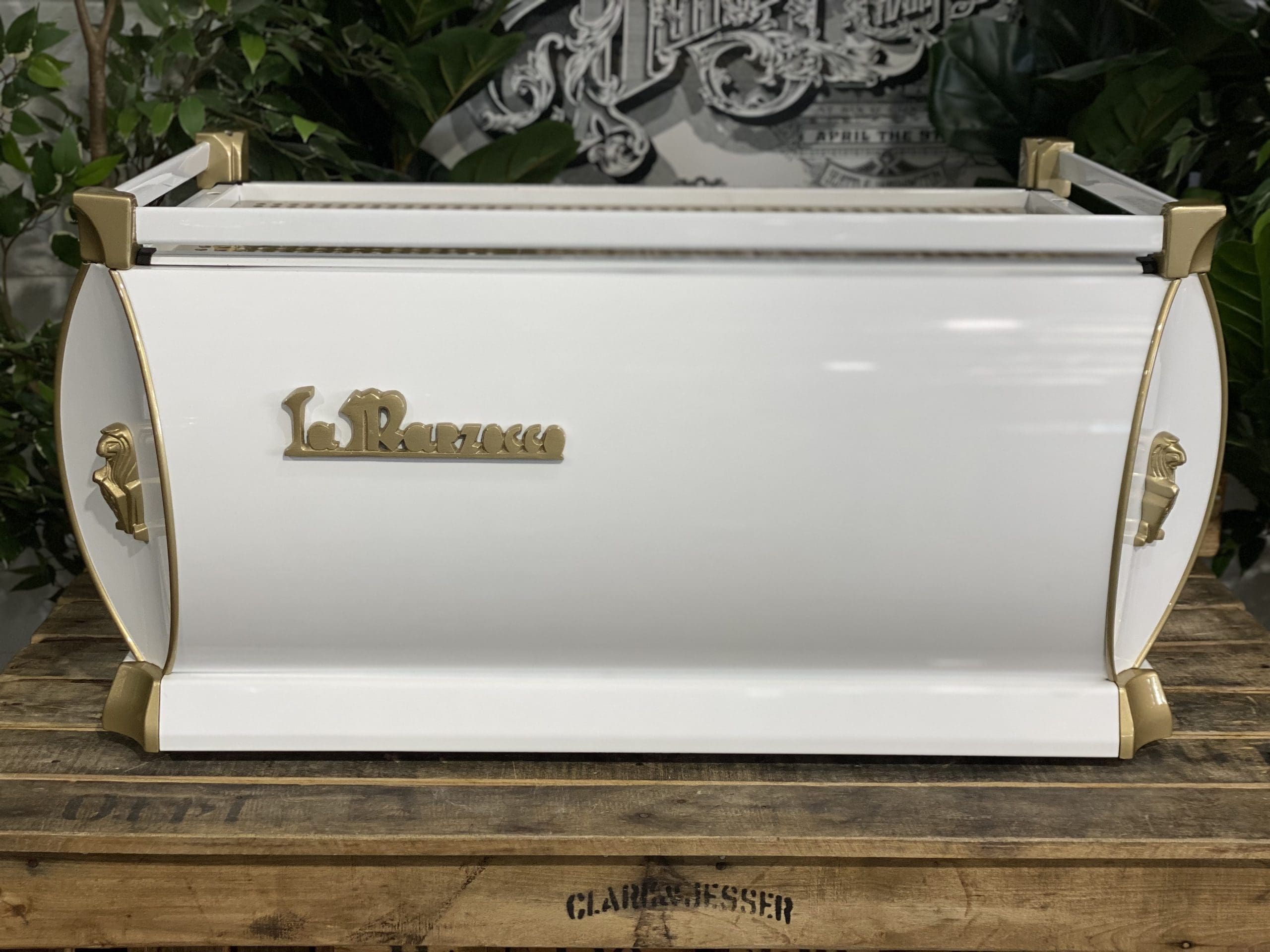 La Marzocco GB5 3 Group White & Gold Espresso Coffee Machine - 30950