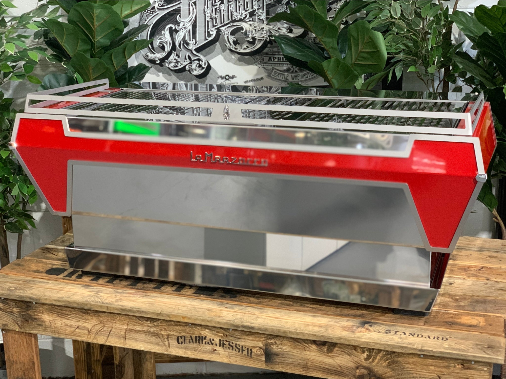 La Marzocco KB90 Red - 3 Group Commercial Espresso Machine - Stainless