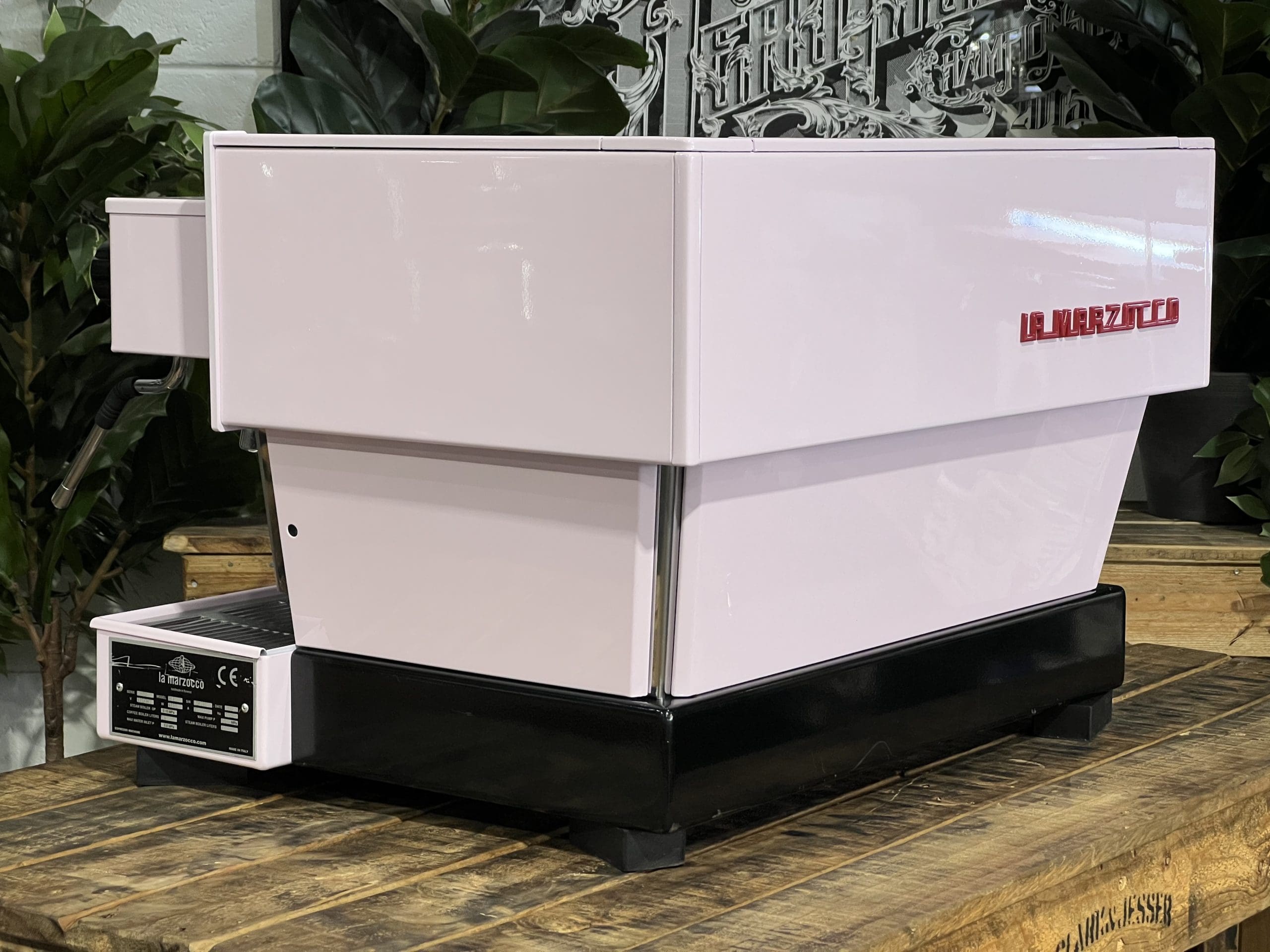 La Marzocco Linea Classic Feather Boa - 2 Group Commercial Espresso Machine - Pink