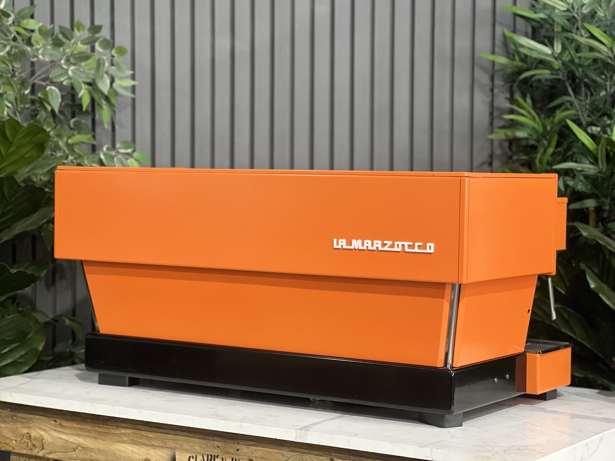 La Marzocco Linea Classic 3 Group Burnt Orange Espresso Coffee Machine - 37817